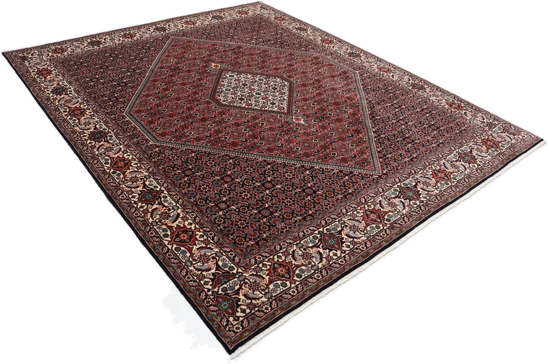 Hand-Knotted Bijar Persian Rug, 248 × 300 cm, Wool - Image 4