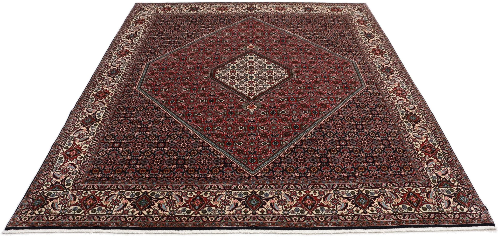 Hand-Knotted Bijar Persian Rug, 248 × 300 cm, Wool - Image 5