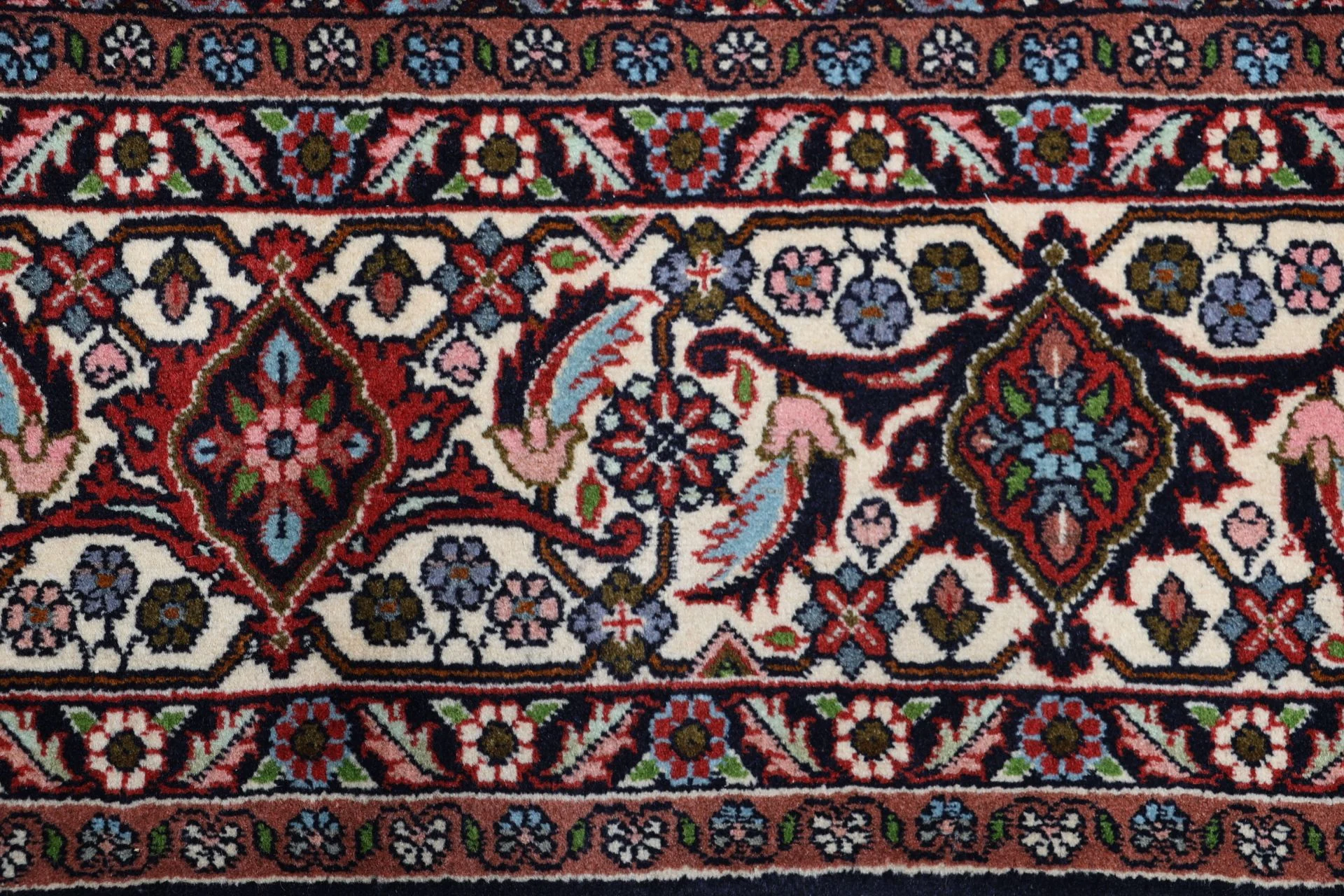 Hand-Knotted Bijar Persian Rug, 248 × 300 cm, Wool - Image 6
