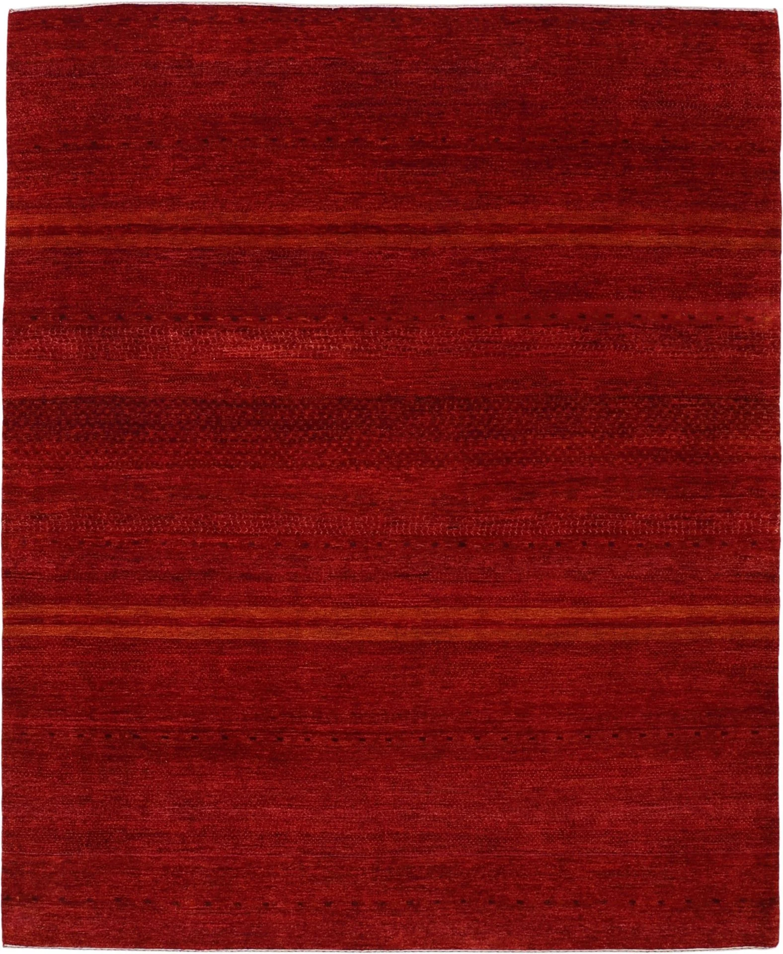 Hand-Knotted Loribaft Indian Rug, 244 × 295 cm, Wool