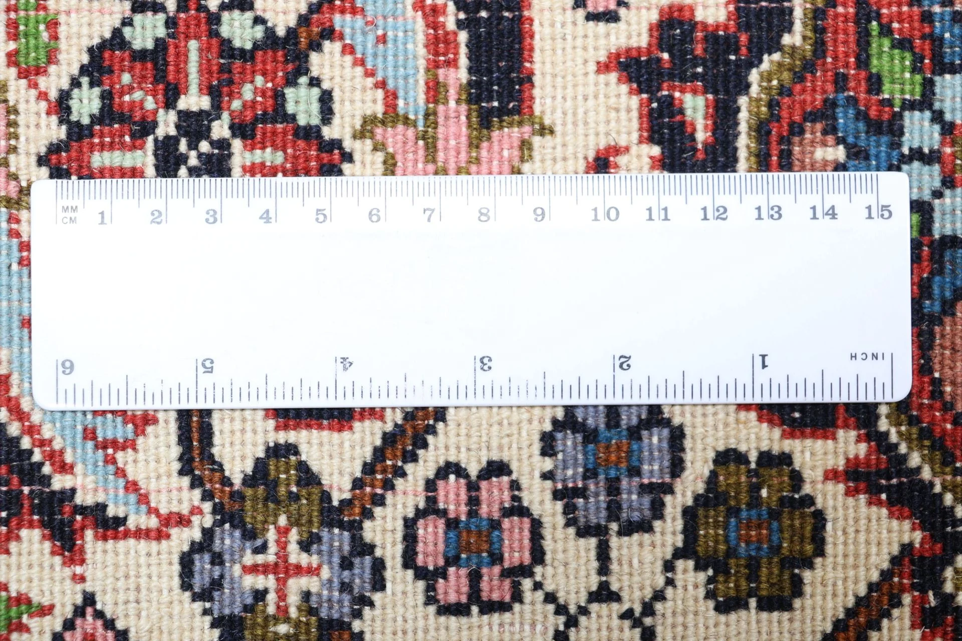 Hand-Knotted Bijar Persian Rug, 248 × 300 cm, Wool - Image 11