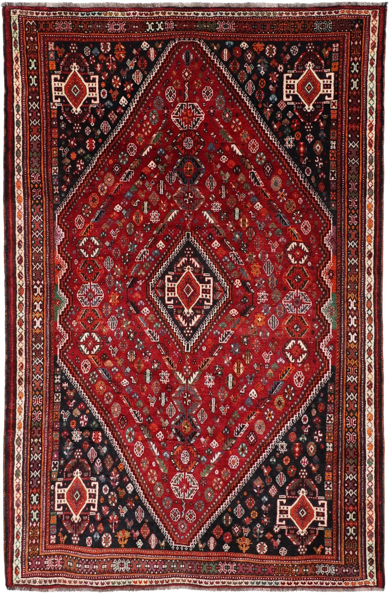Qashqai Persian Rug 175 × 270 cm in Wool, hand-knotted