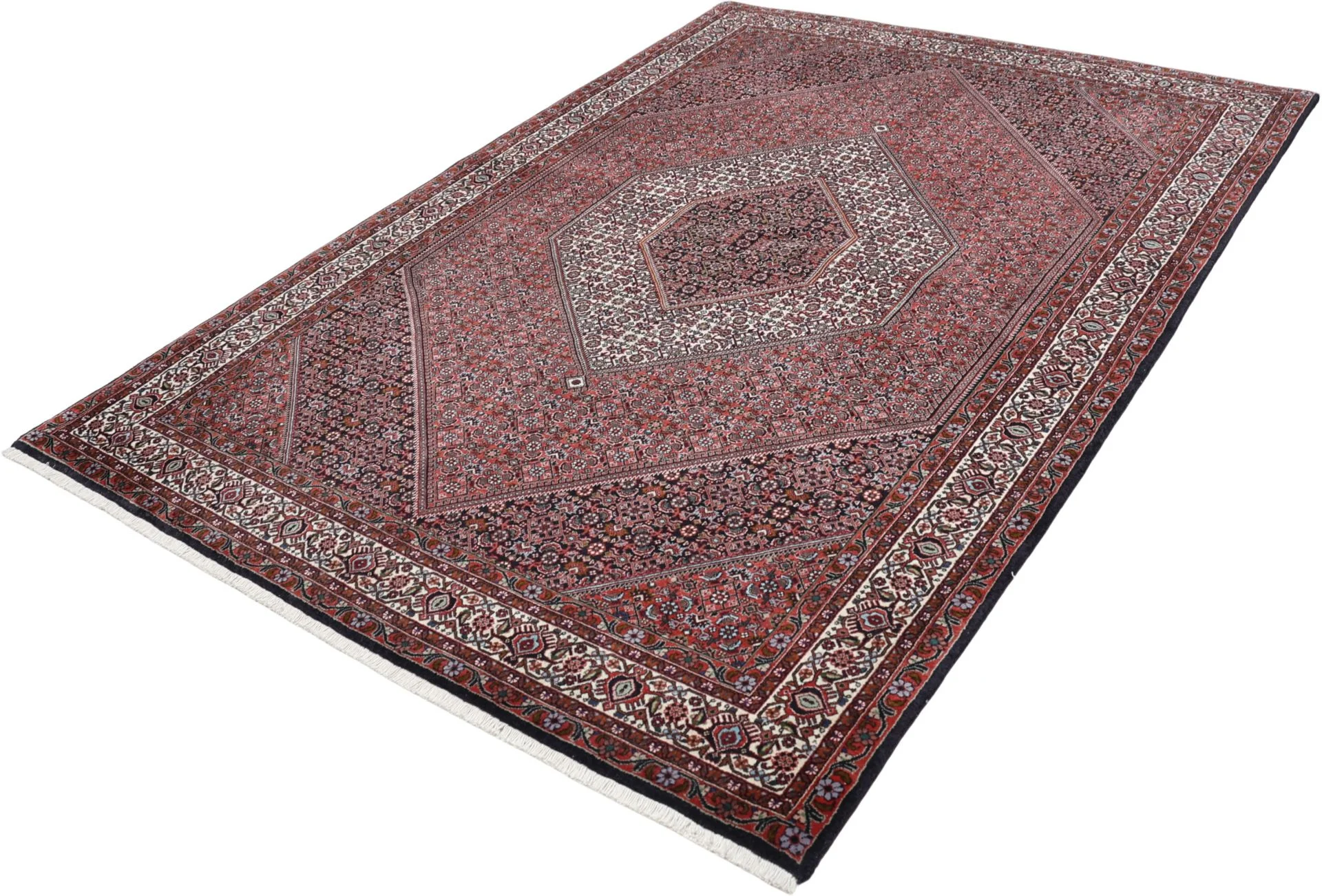 Hand-Knotted Bijar Persian Rug, 170 × 245 cm, Wool - Image 3