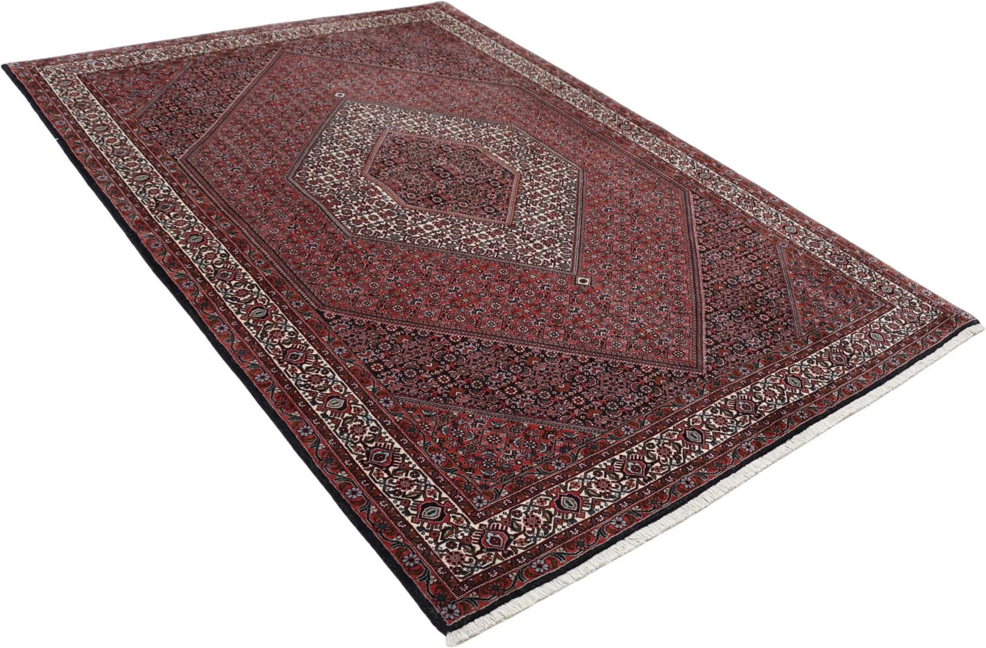 Hand-Knotted Bijar Persian Rug, 170 × 245 cm, Wool - Image 4