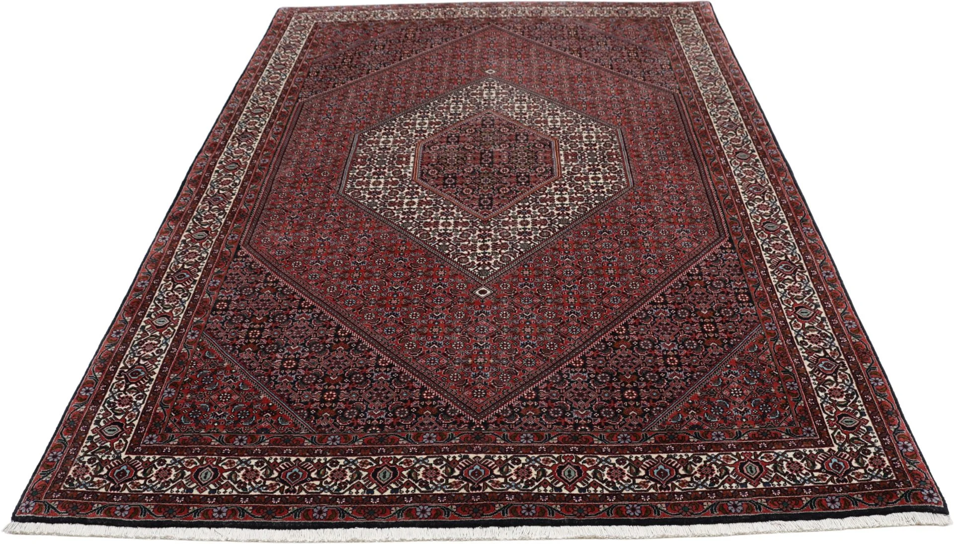 Hand-Knotted Bijar Persian Rug, 170 × 245 cm, Wool - Image 7