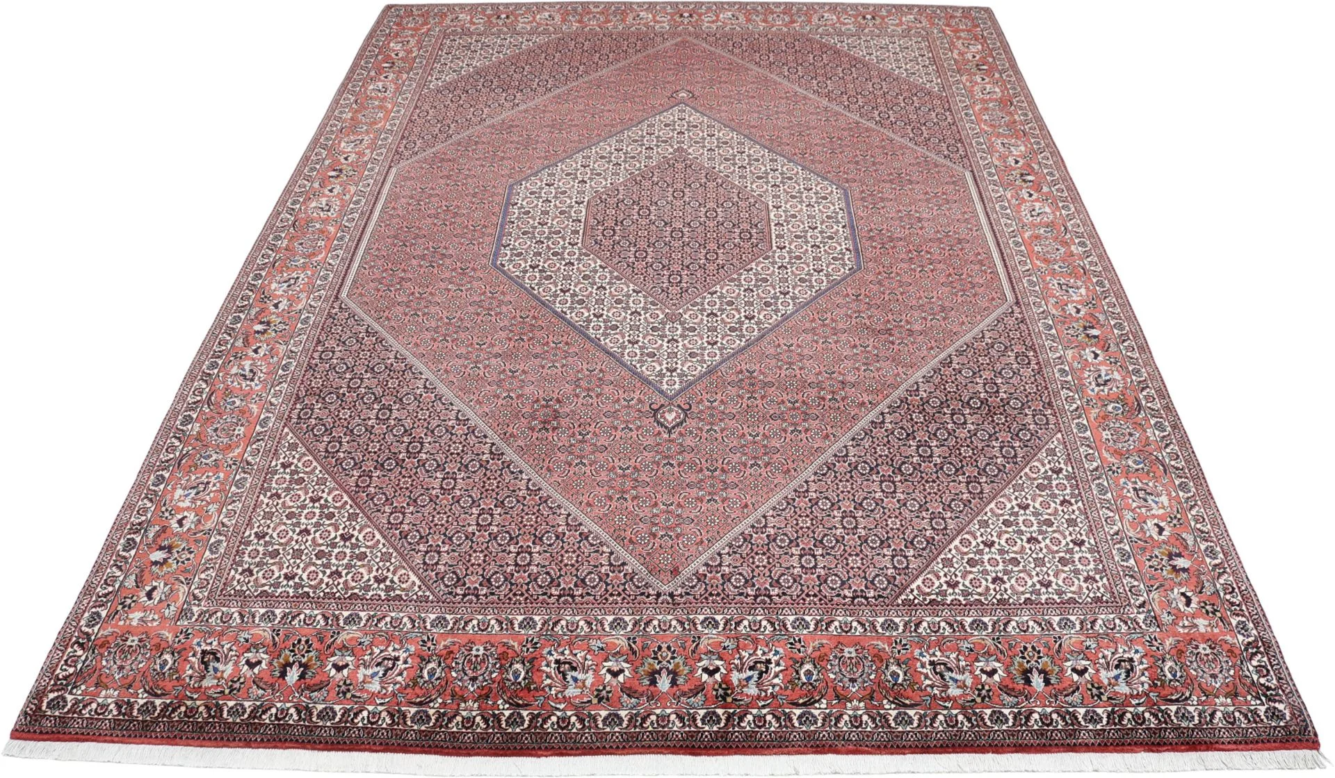 Alternative view of Hand-Knotted Bijar Persian Rug, 257 × 355 cm, Wool
