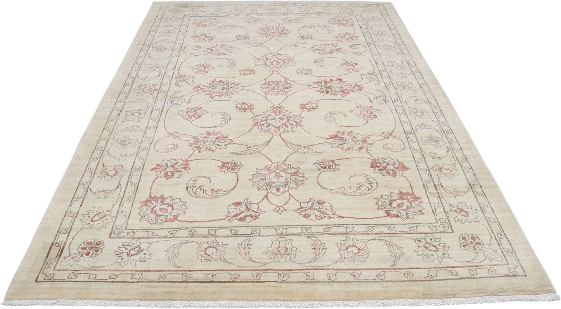 Alternative view of Hand-Knotted Loribaft Persian Rug, 205 × 300 cm, Wool