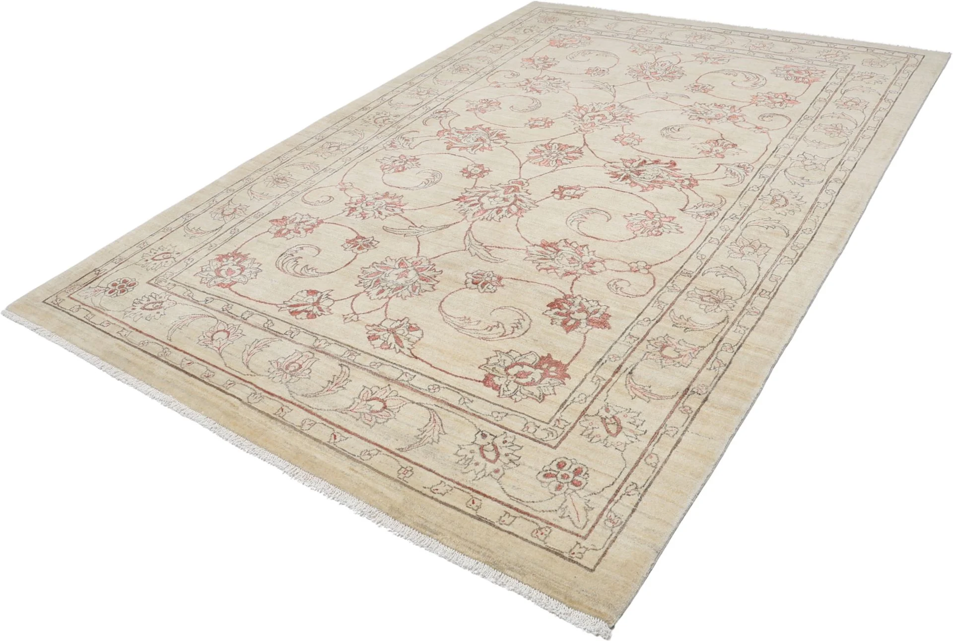 Hand-Knotted Loribaft Persian Rug, 205 × 300 cm, Wool - Image 3