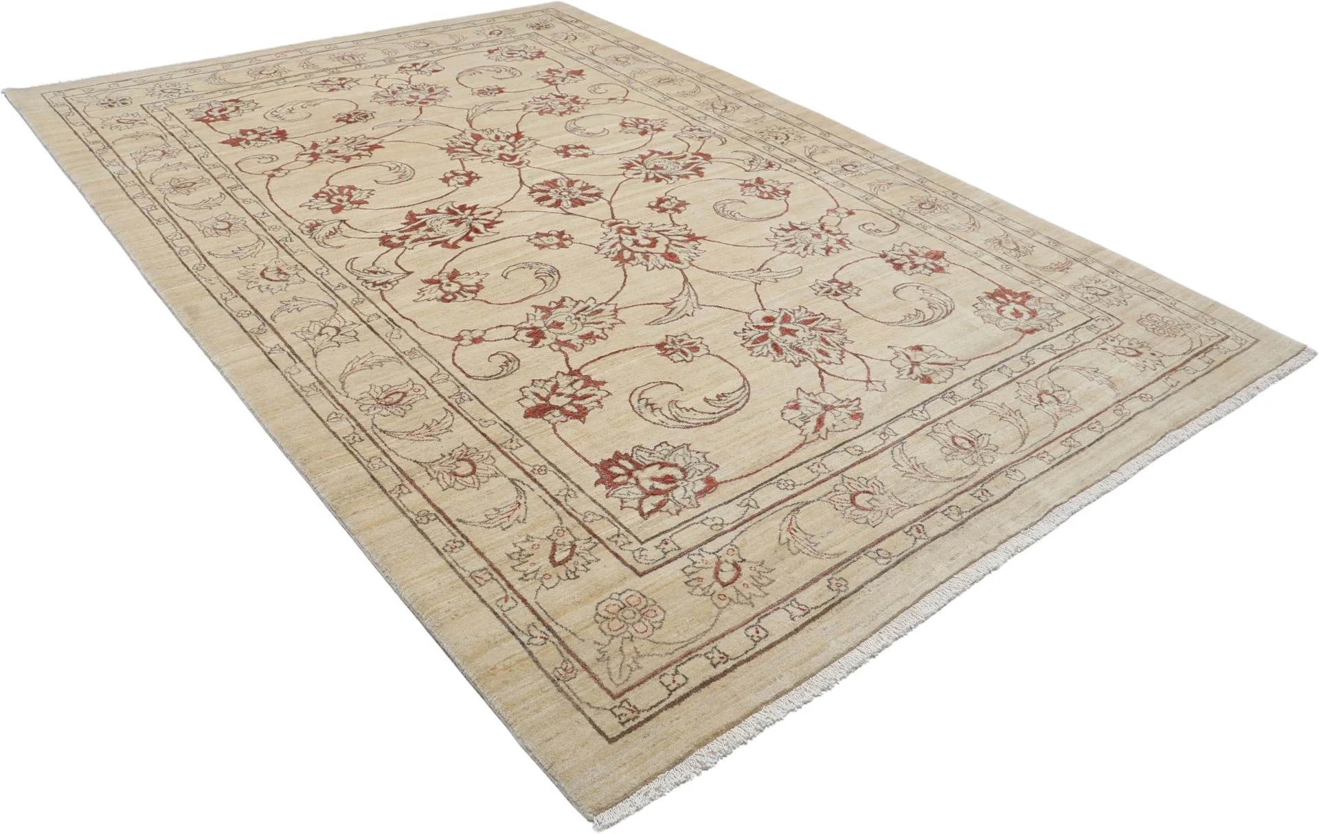 Hand-Knotted Loribaft Persian Rug, 205 × 300 cm, Wool - Image 4