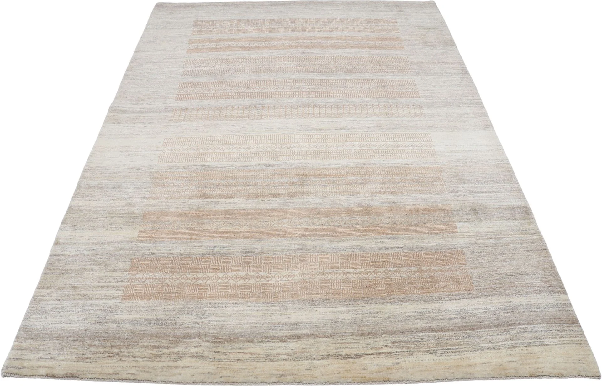 Alternative view of Hand-Knotted Loribaft Persian Rug, 205 × 300 cm, Wool