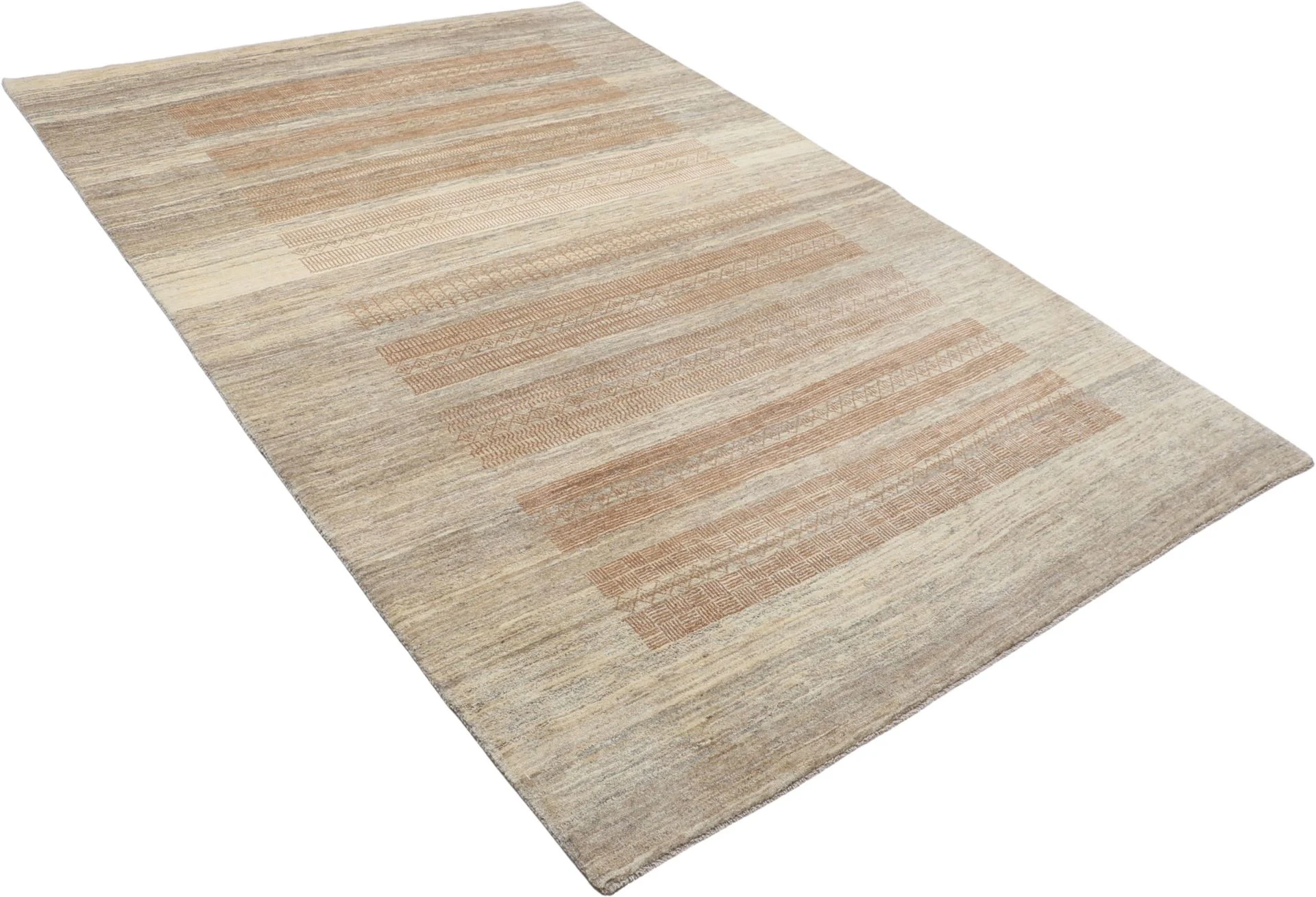 Hand-Knotted Loribaft Persian Rug, 205 × 300 cm, Wool - Image 4