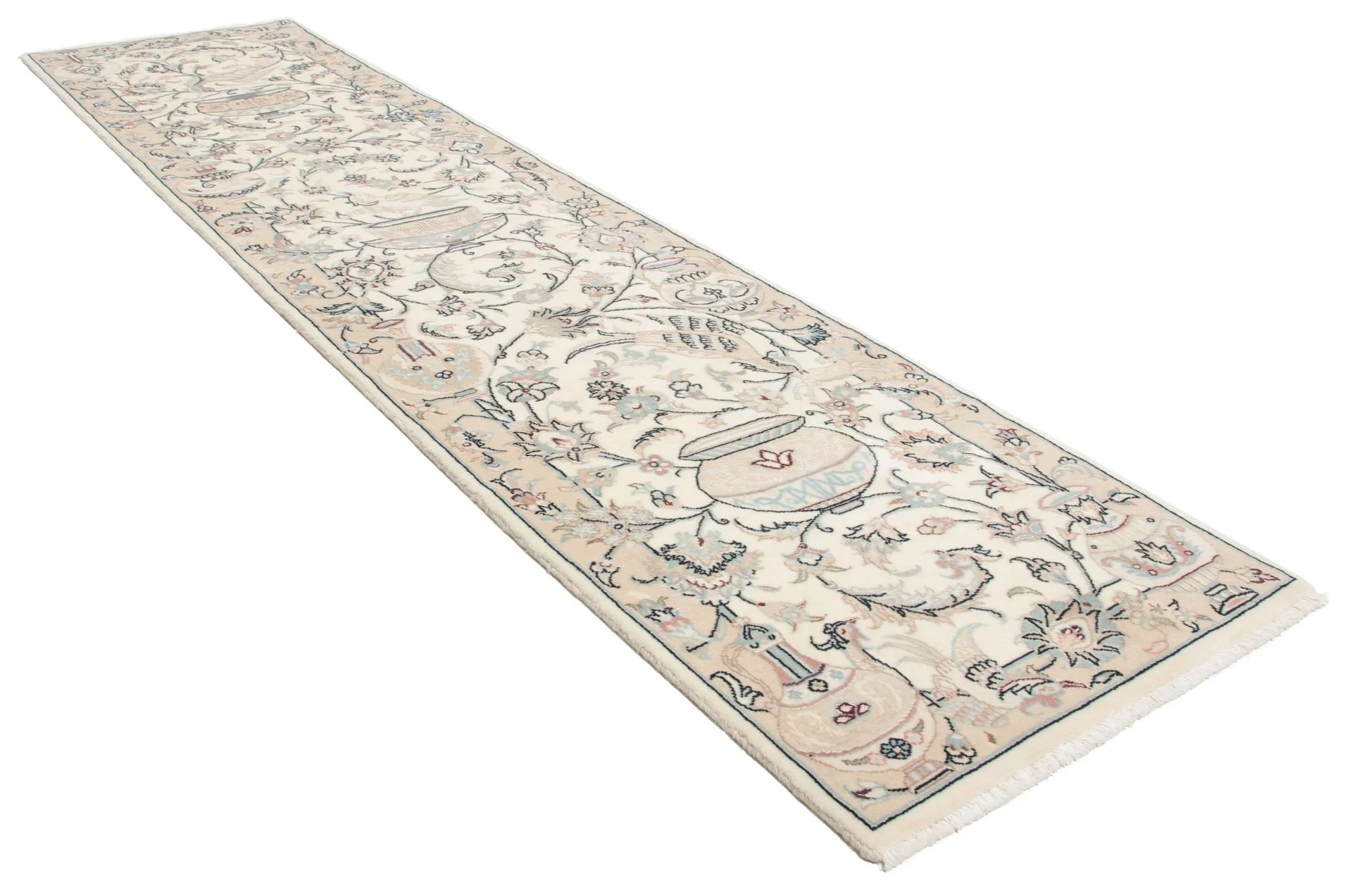 Alternative view of Kashmar Persian Rug 70 × 300 cm in Wool, hand-knotted