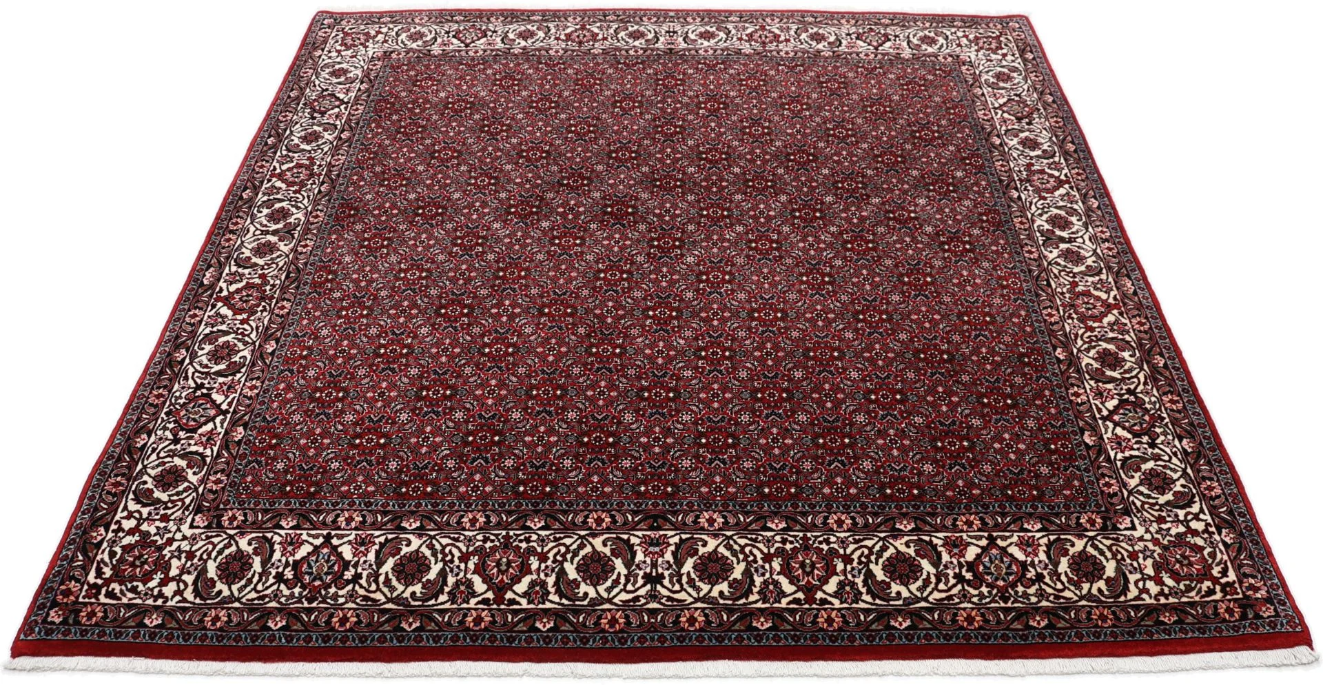 Alternative view of Wool Bijar Persian Rug 200 × 210 cm, hand-knotted