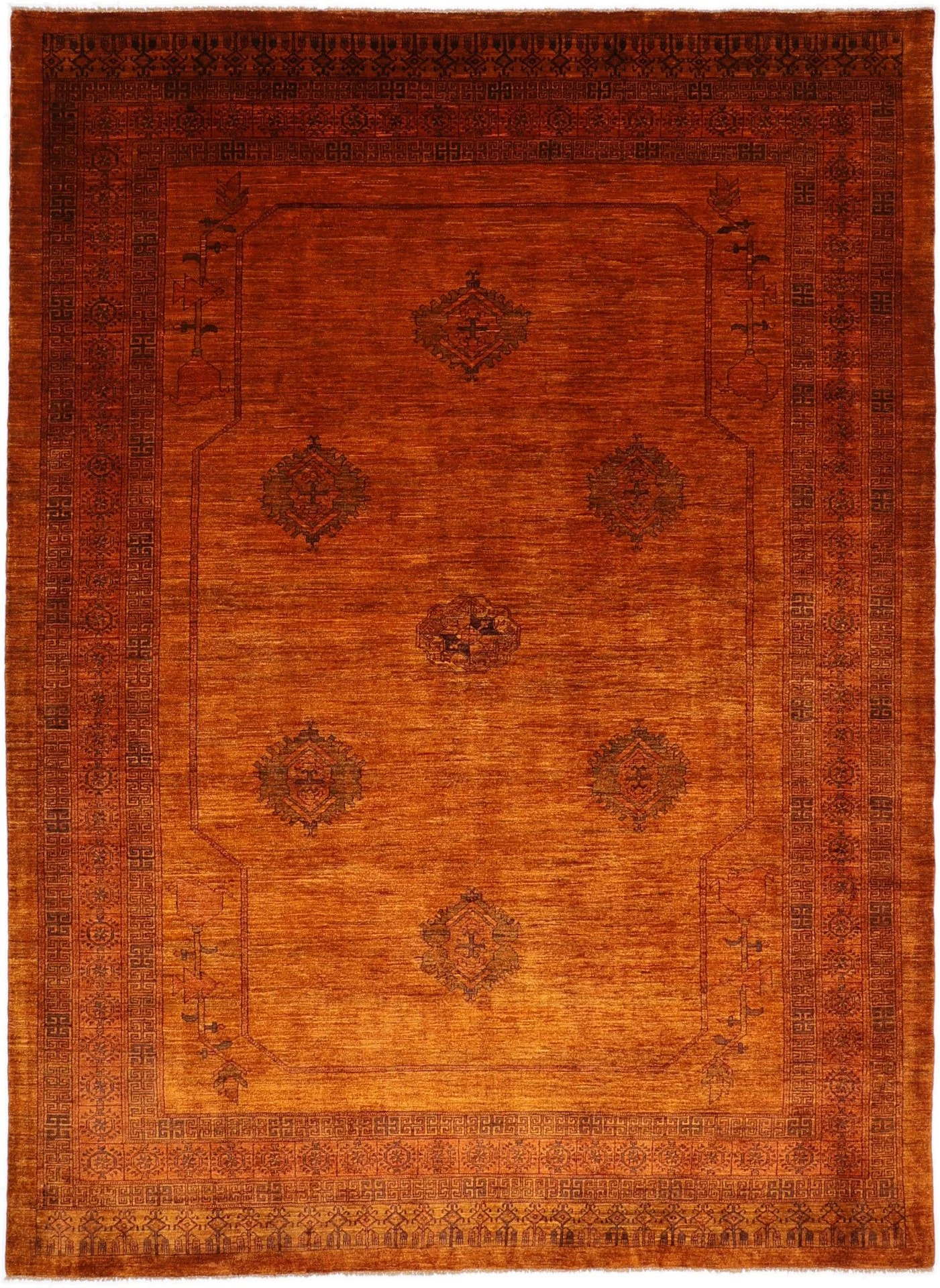 Wool Qashqai Persian Rug 265 × 365 cm, hand-knotted