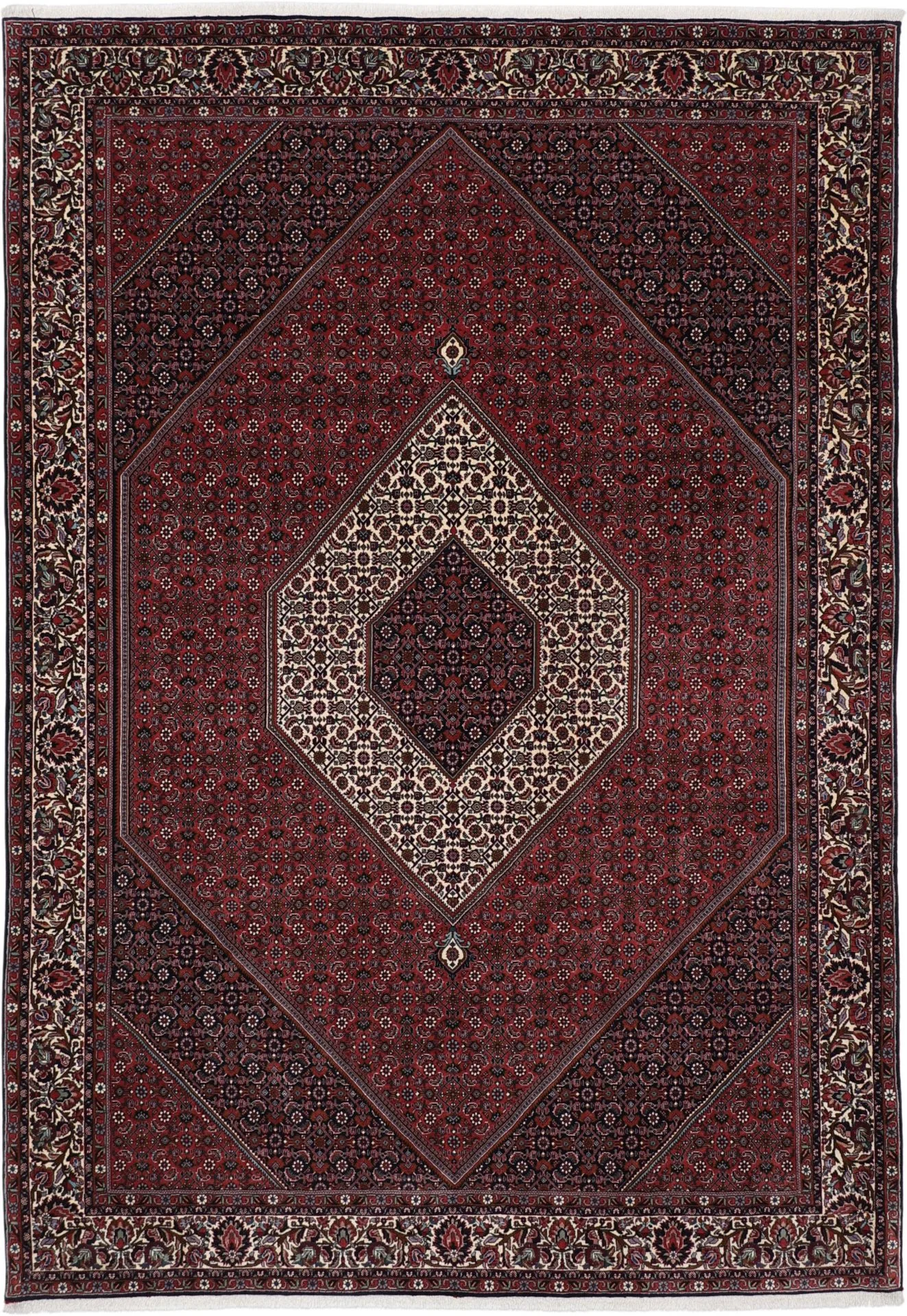 Wool Bijar Persian Rug 210 × 300 cm, hand-knotted