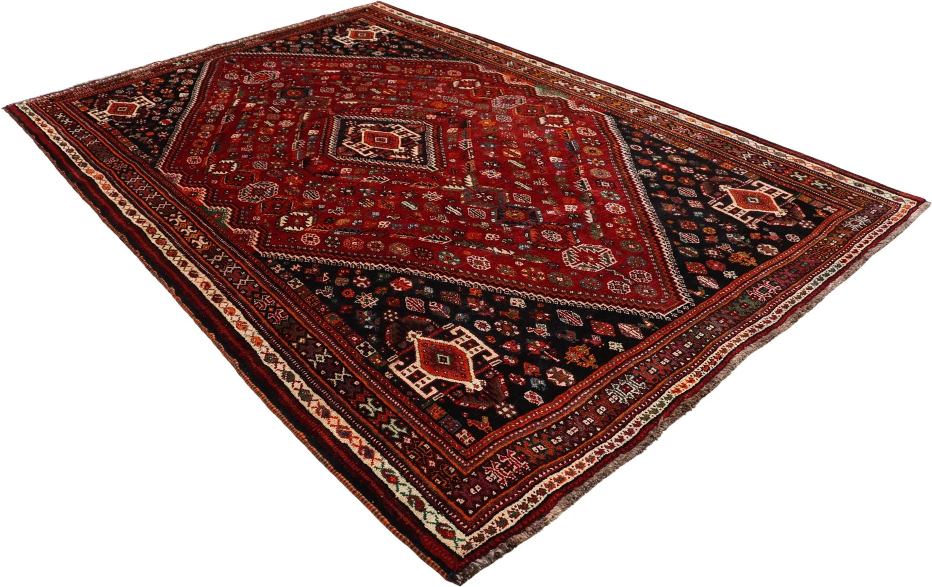 Qashqai Persian Rug 175 × 270 cm in Wool, hand-knotted - Image 4