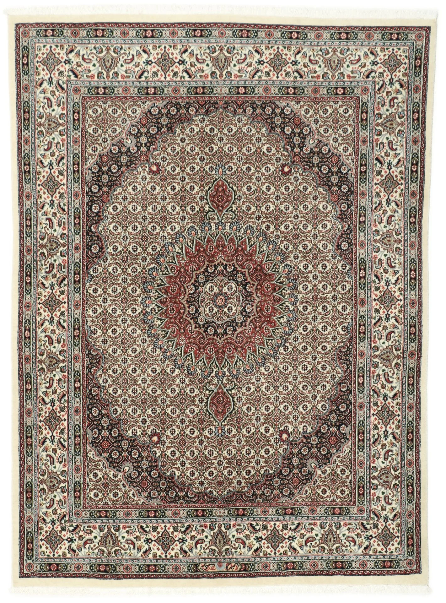 Wool Moud Persian Rug 150 × 205 cm, hand-knotted