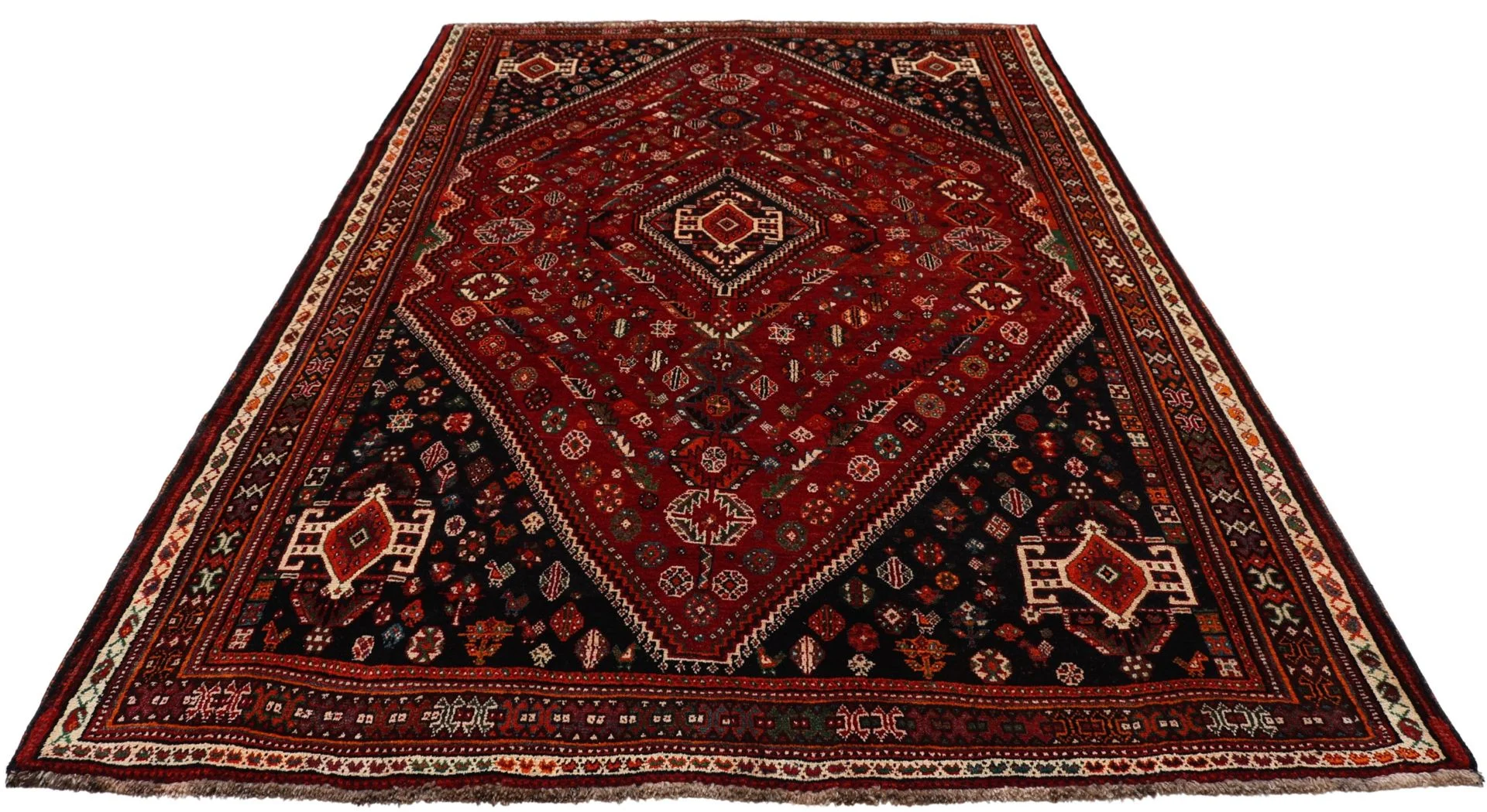 Qashqai Persian Rug 175 × 270 cm in Wool, hand-knotted - Image 7