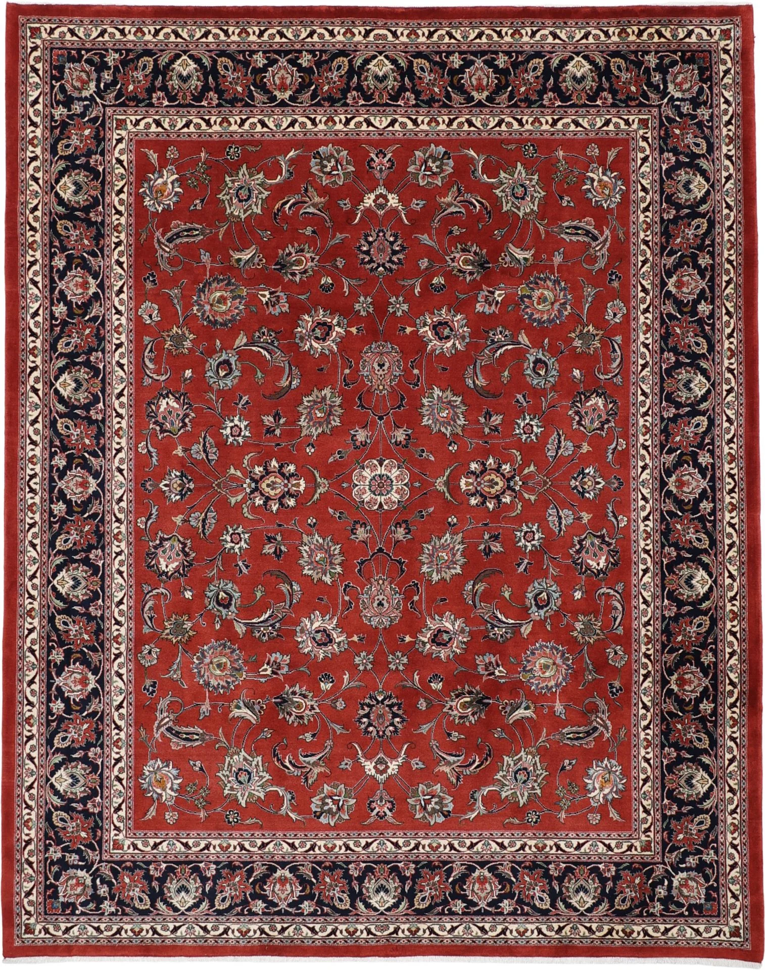 Sarouk Persian Rug 220 × 278 cm in Wool, hand-knotted