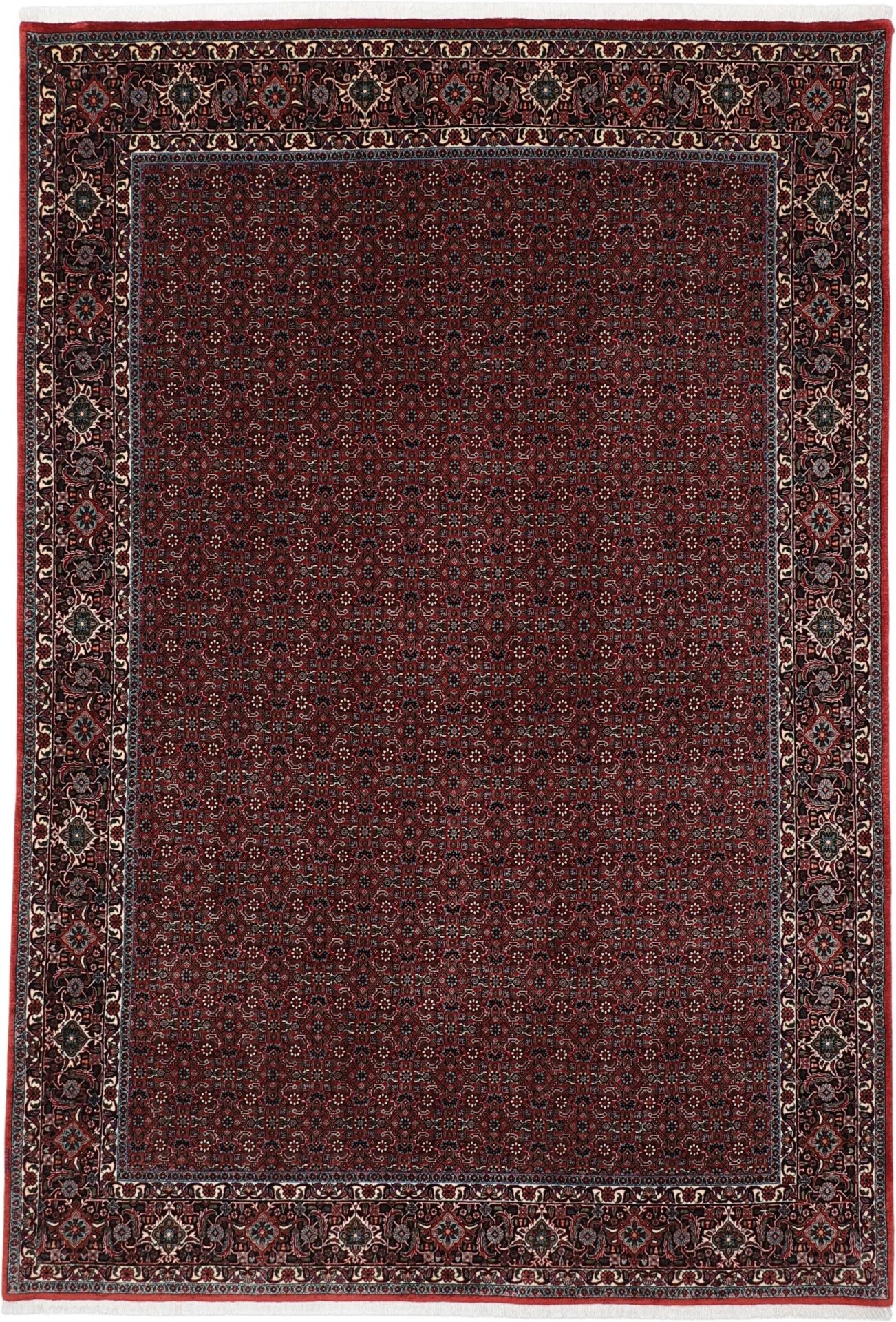 Wool Bijar Persian Rug 200 × 294 cm, hand-knotted