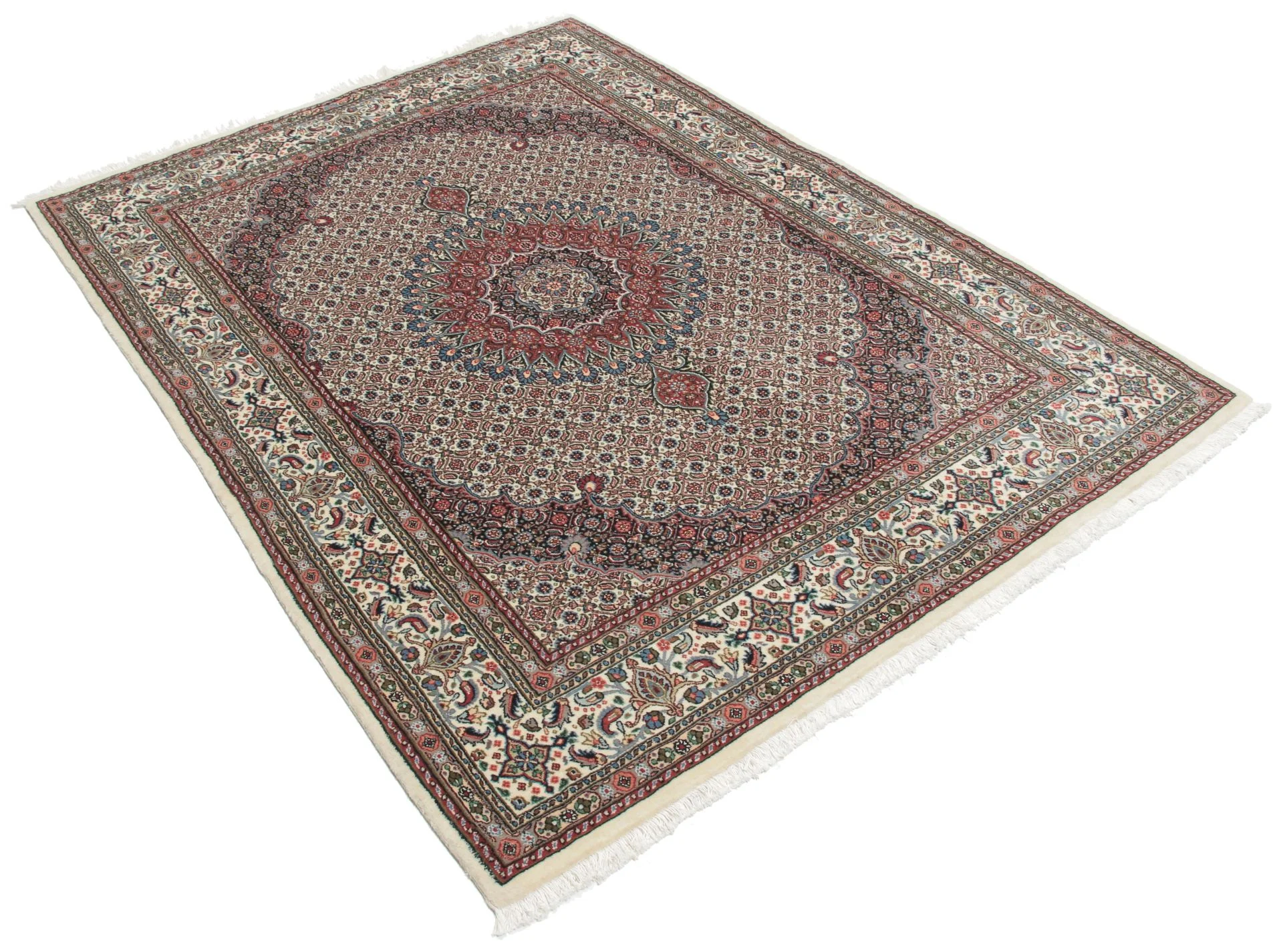 Alternative view of Moud Persian Rug 150 × 207 cm in Wool, hand-knotted