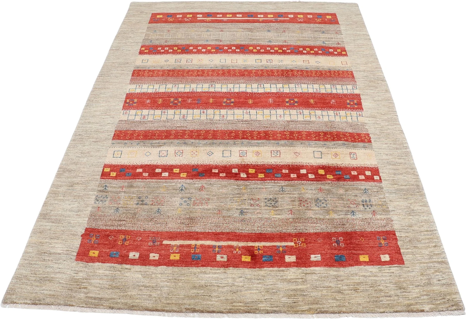 Alternative view of Loribaft Persian Rug 195 × 290 cm in Wool, hand-knotted