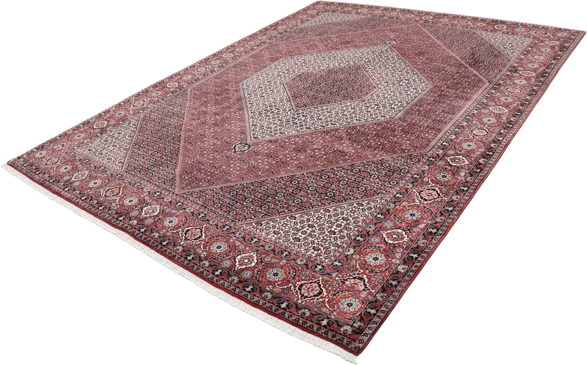 Hand-Knotted Bijar Persian Rug, 254 × 348 cm, Wool - Image 3