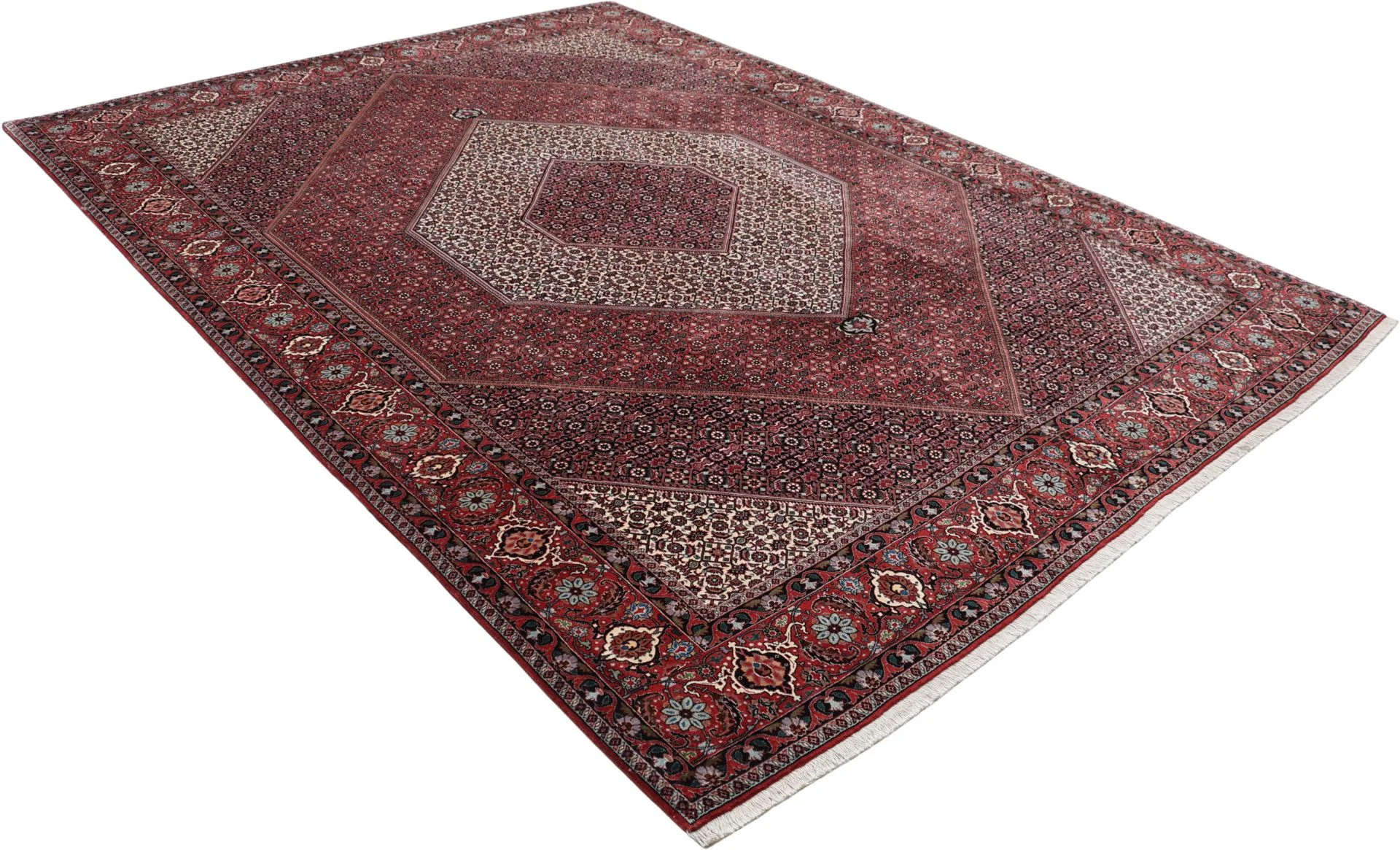Hand-Knotted Bijar Persian Rug, 254 × 348 cm, Wool - Image 4
