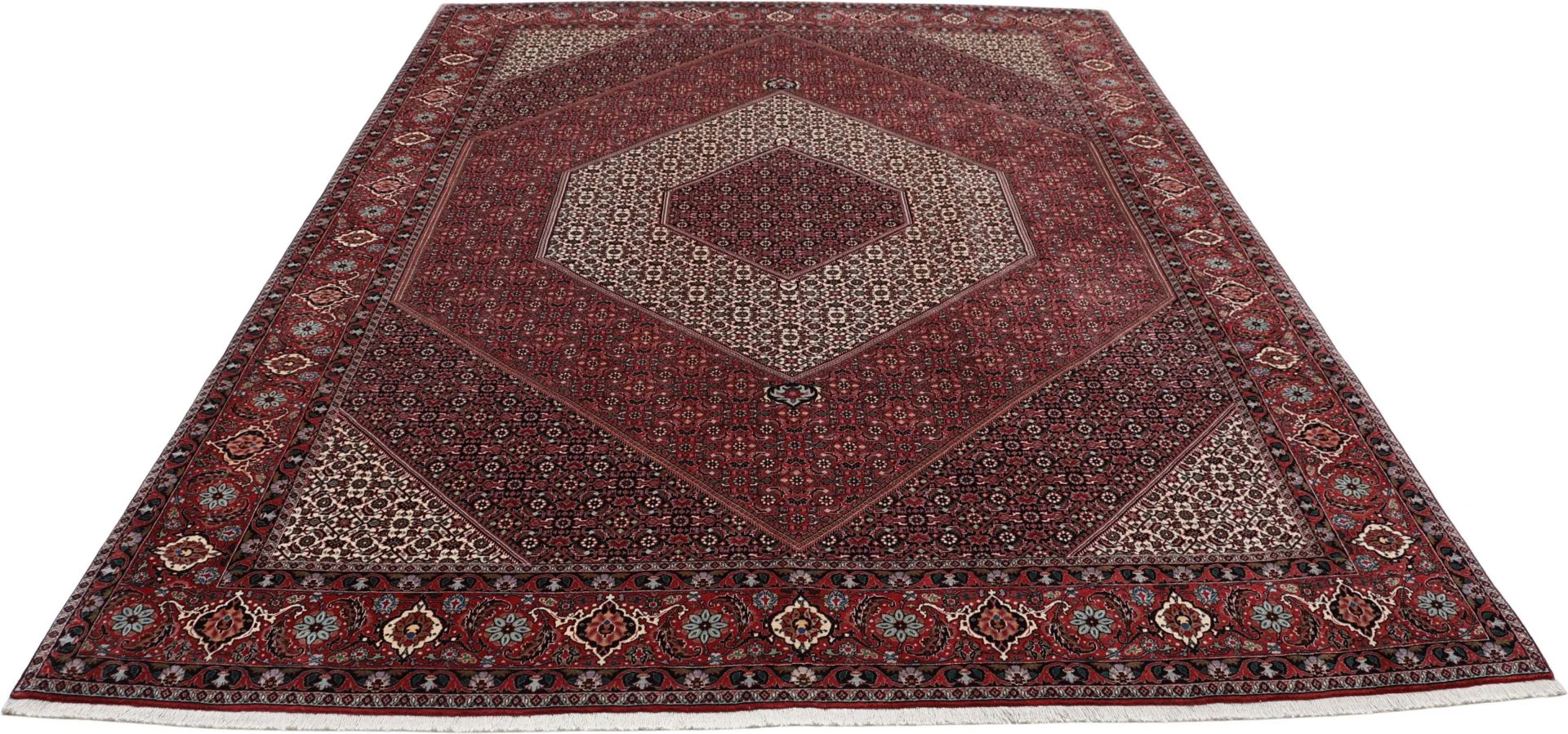 Hand-Knotted Bijar Persian Rug, 254 × 348 cm, Wool - Image 7