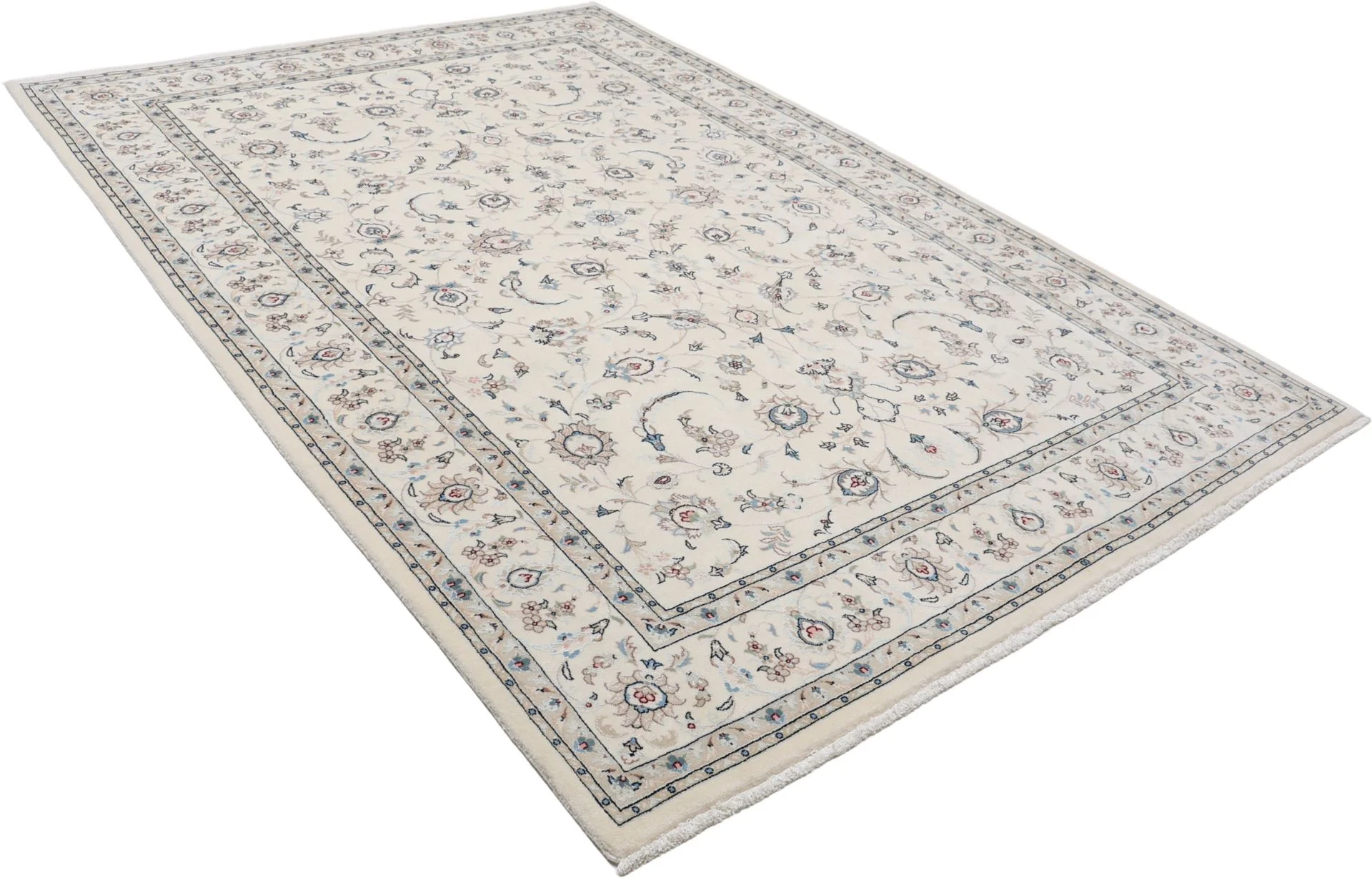 Hand-Knotted Nain Persian Rug, 200 × 296 cm, Wool - Image 4