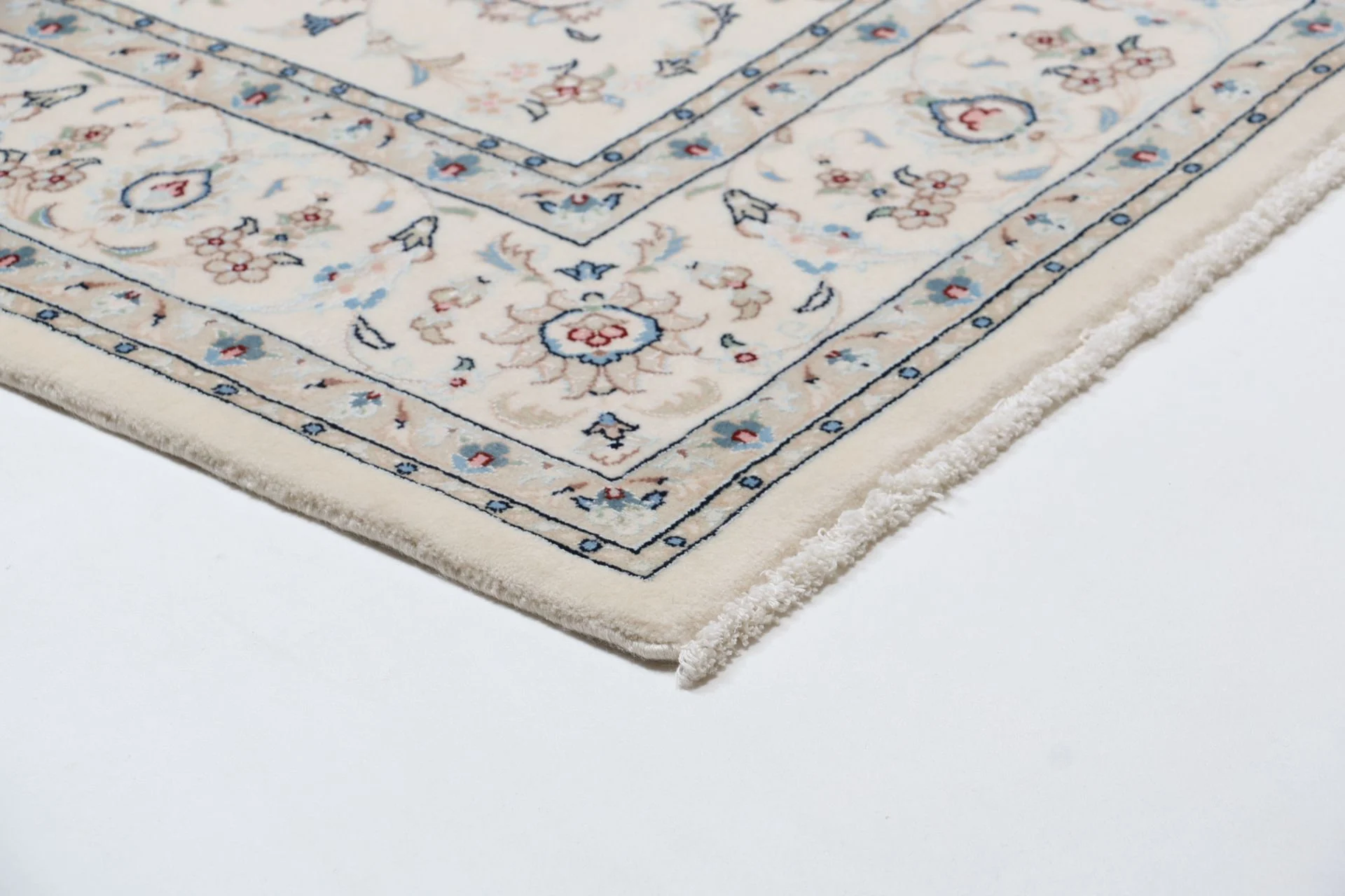 Hand-Knotted Nain Persian Rug, 200 × 296 cm, Wool - Image 6