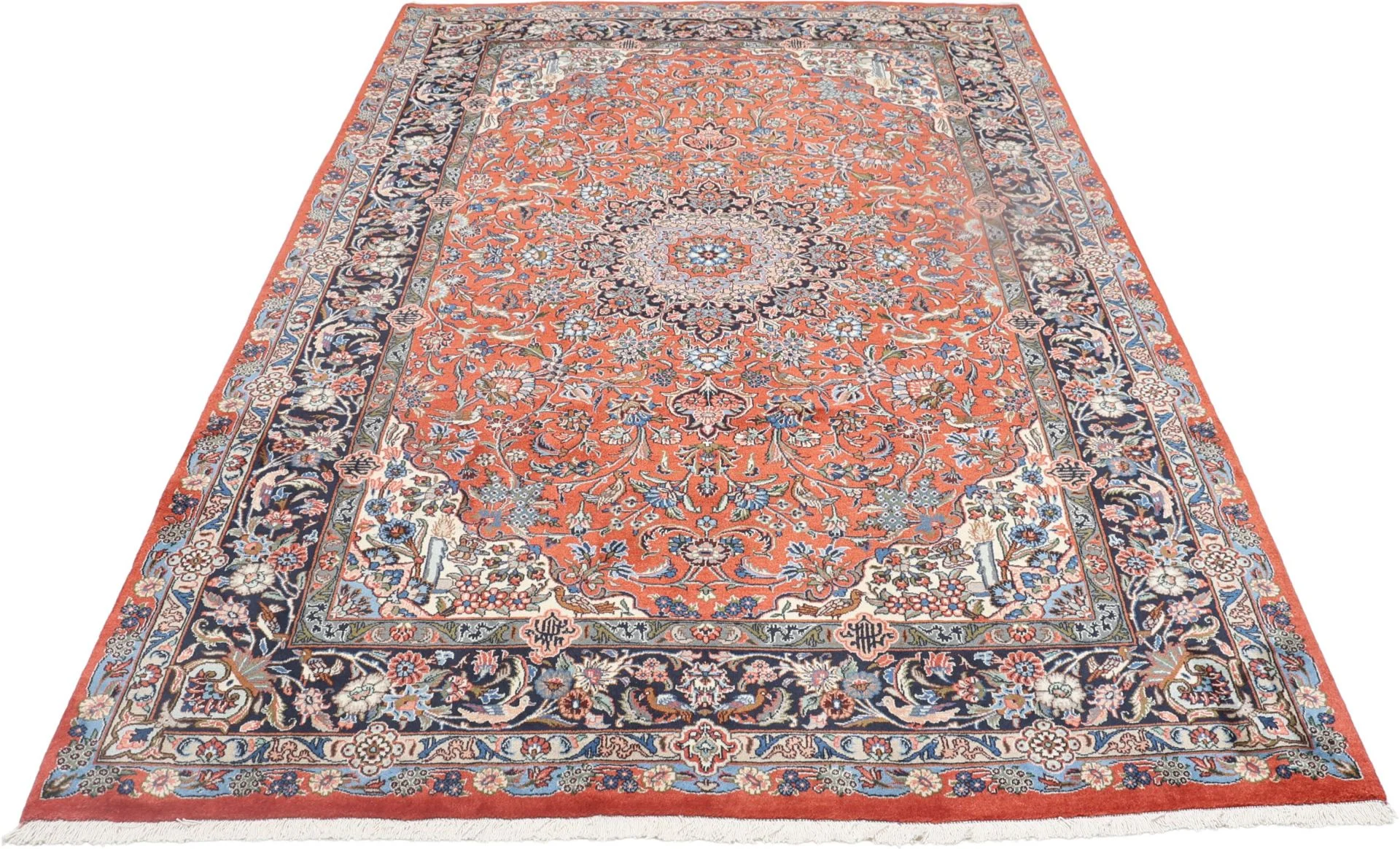 Alternative view of Hand-Knotted Sarouk Persian Rug, 202 × 298 cm, Wool