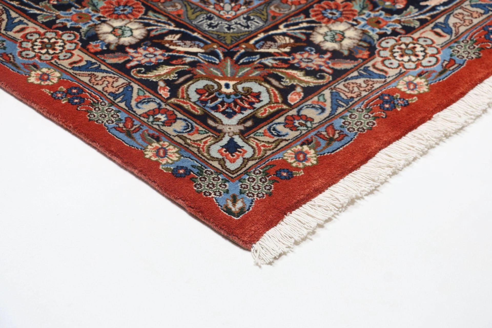 Hand-Knotted Sarouk Persian Rug, 202 × 298 cm, Wool - Image 6