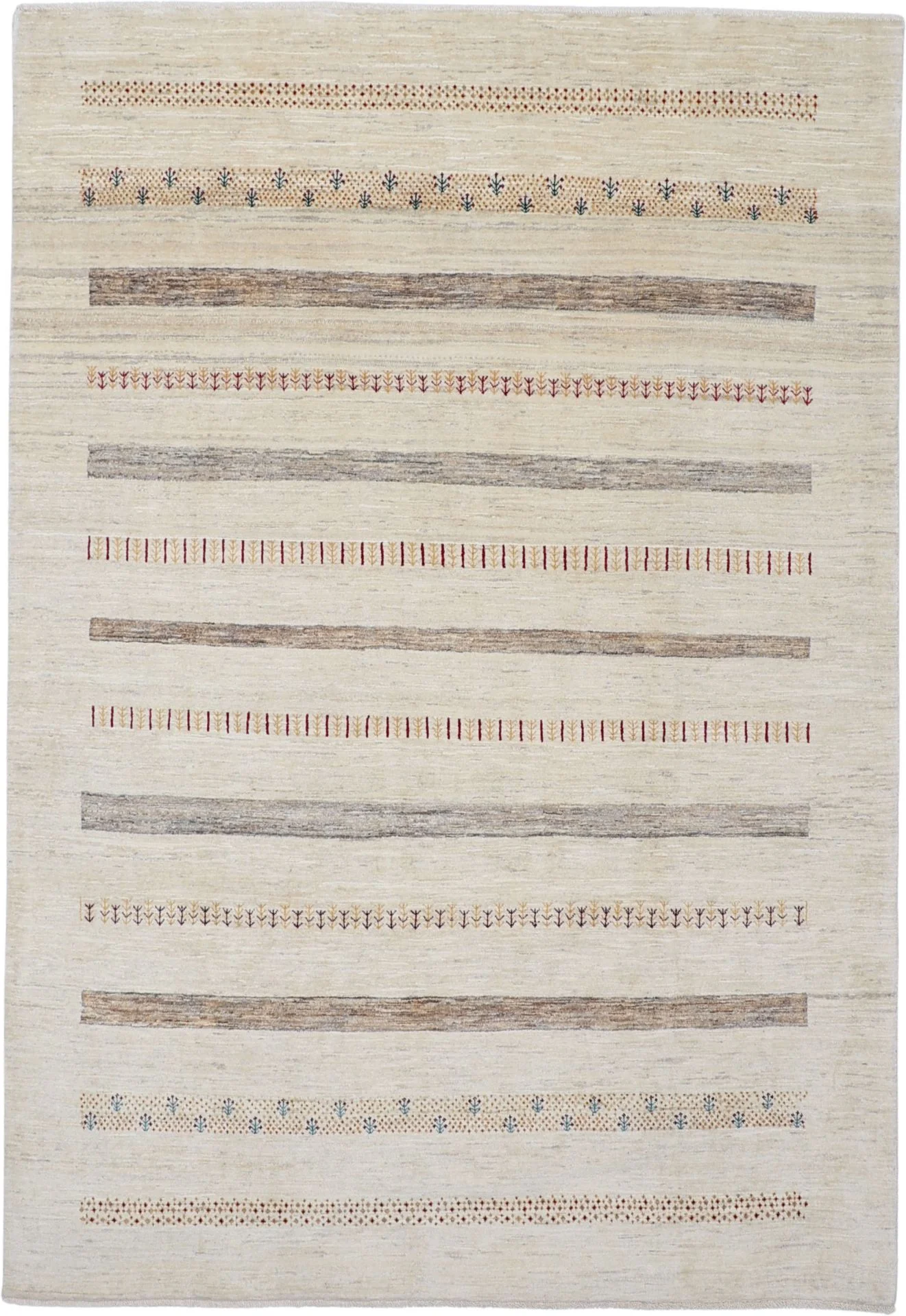 Hand-Knotted Loribaft Persian Rug, 198 × 288 cm, Wool