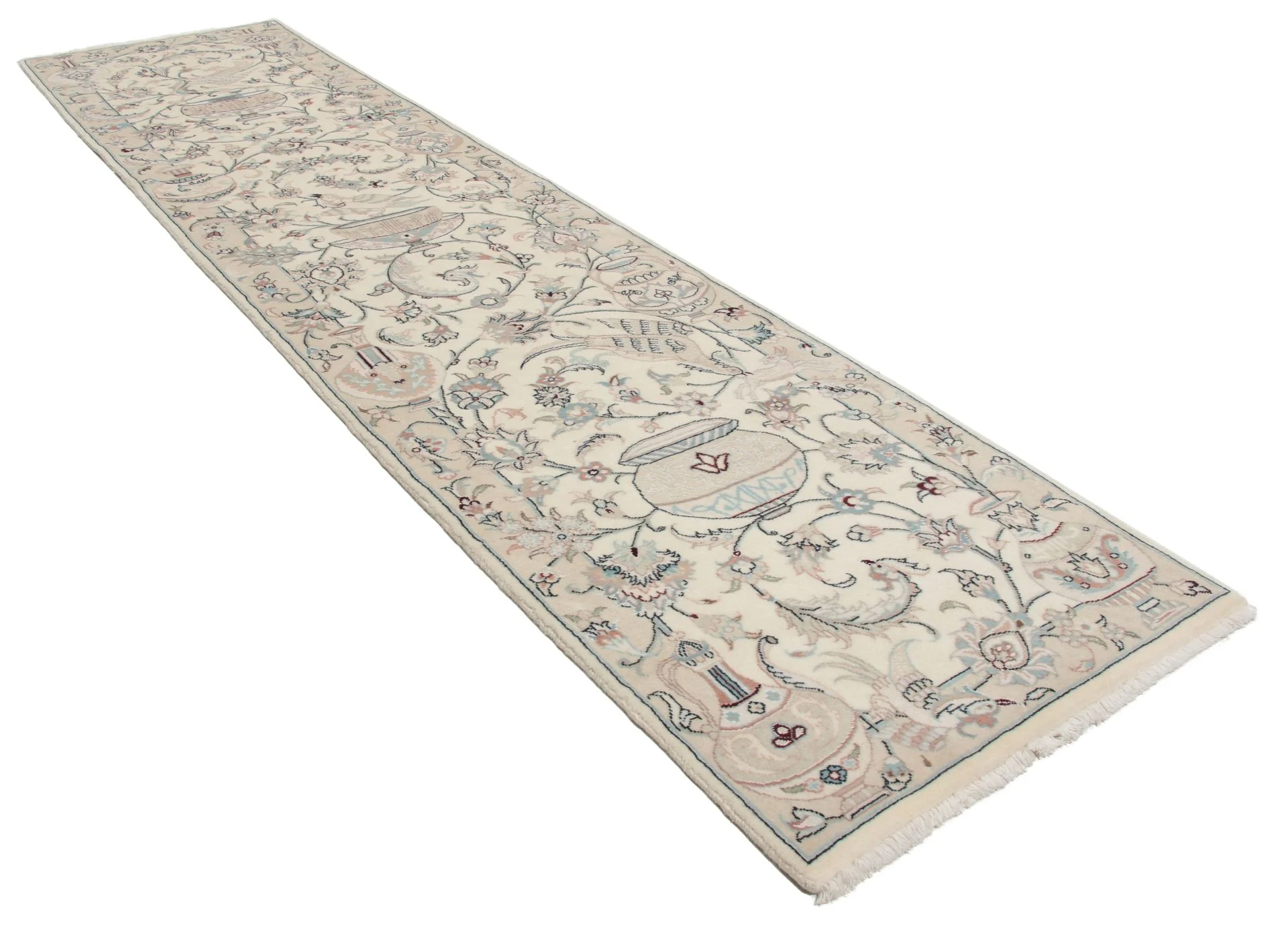 Alternative view of Kashmar Persian Rug 70 × 300 cm in Wool, hand-knotted