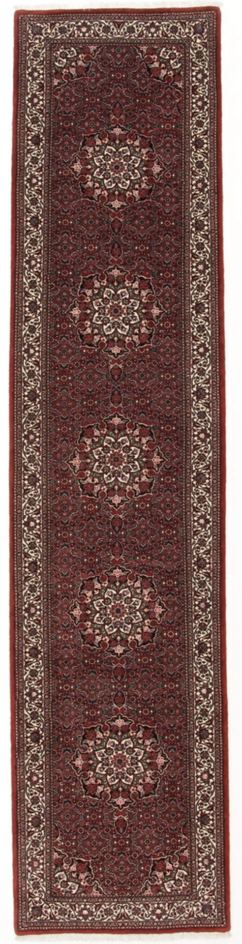 Wool & Silk Bijar Persian Rug 85 × 379 cm, hand-knotted