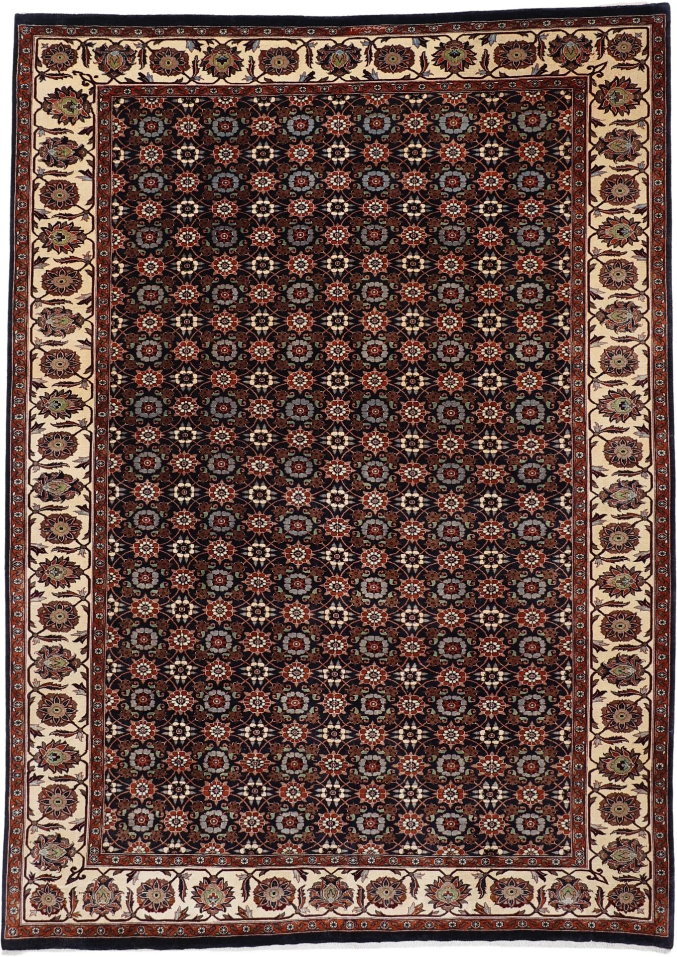 Persian Rug 202 × 280 cm in Wool, hand-knotted