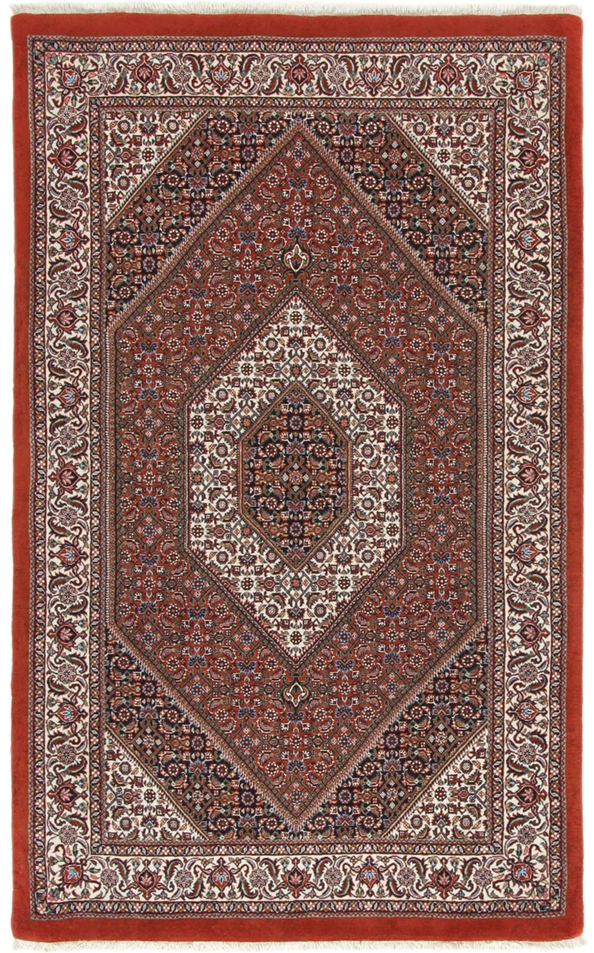 Bijar Persian Rug 110 × 185 cm in Wool & Silk, hand-knotted