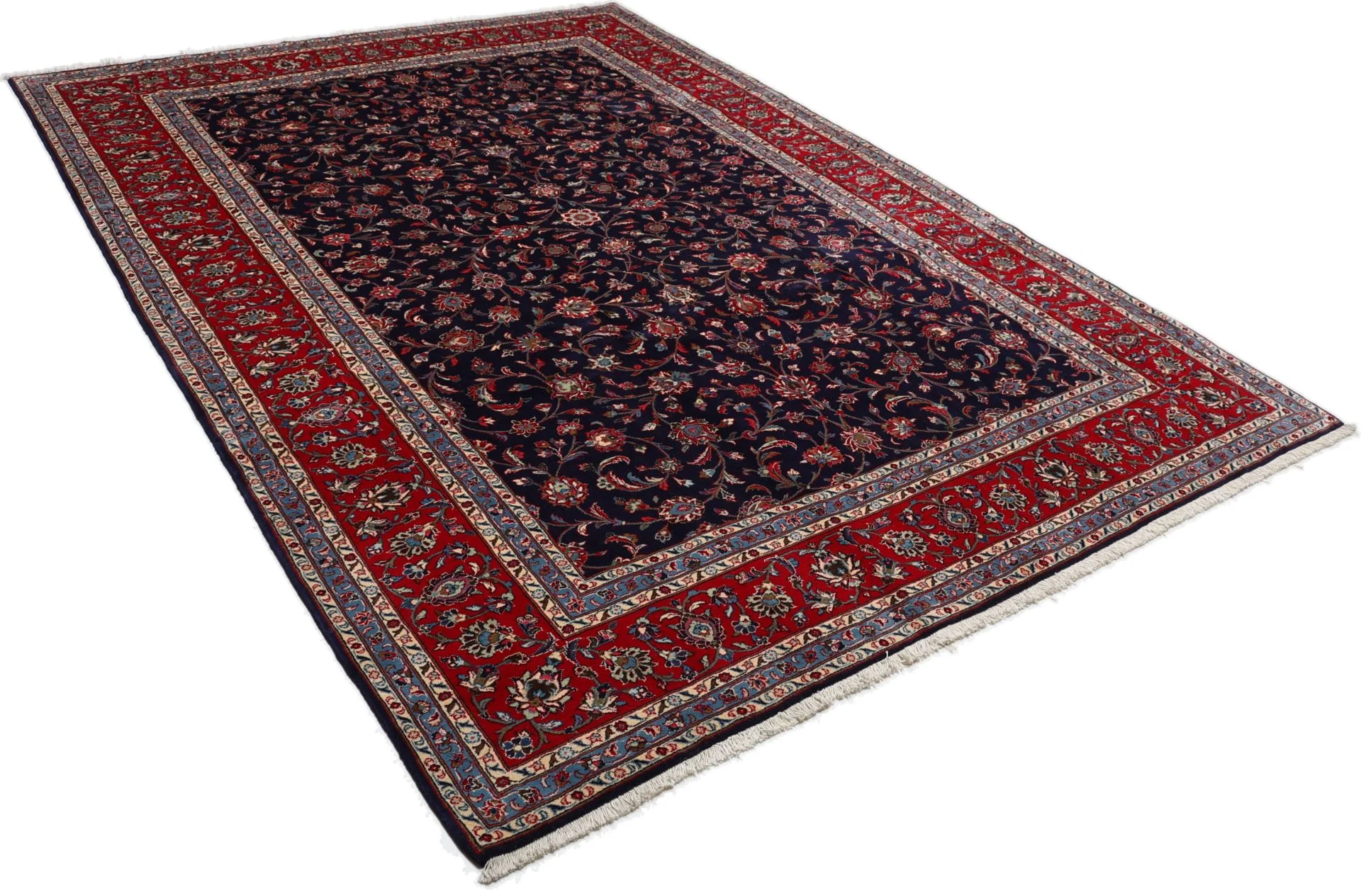 Wool Kashan Persian Rug 246 × 345 cm, hand-knotted - Image 4