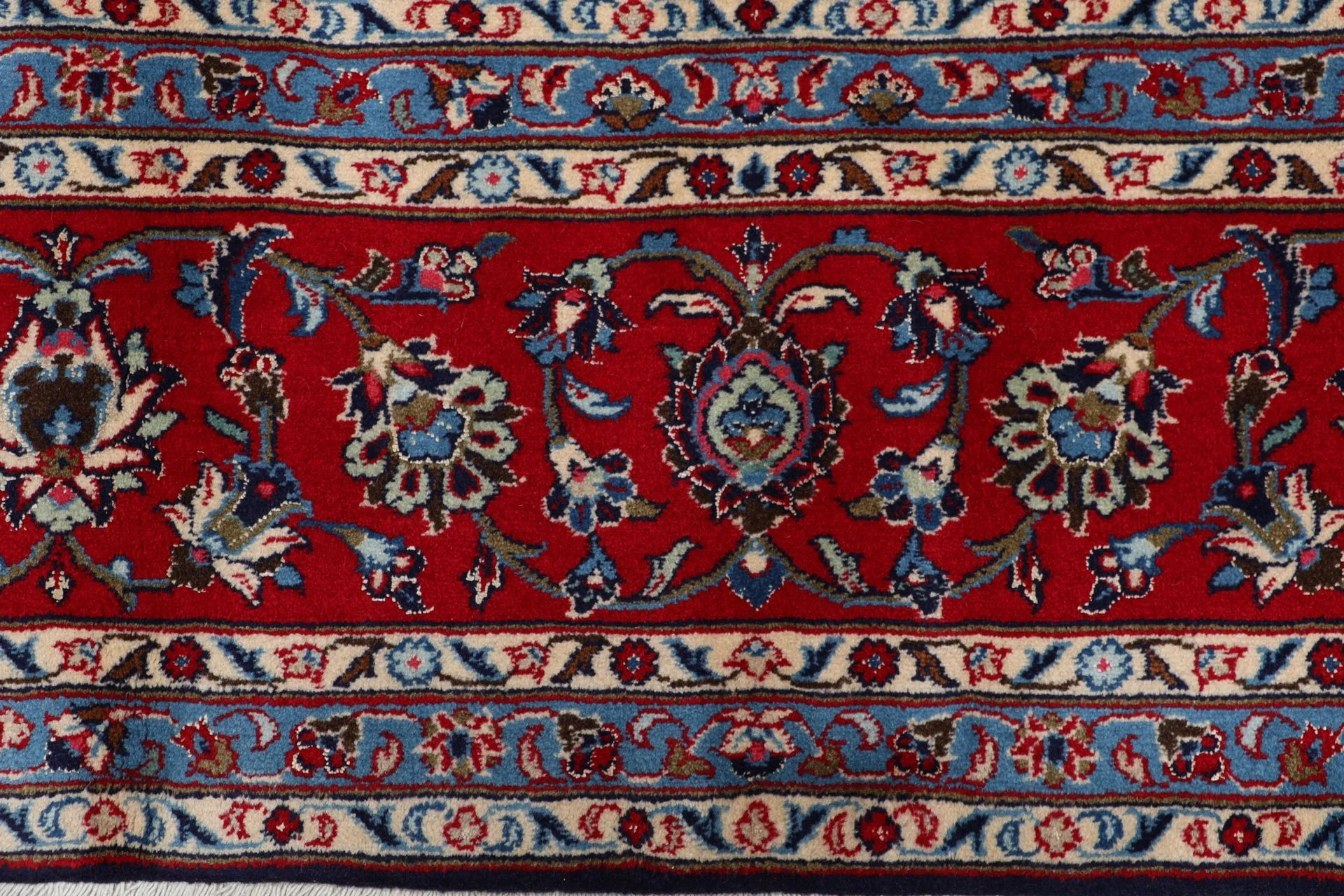 Wool Kashan Persian Rug 246 × 345 cm, hand-knotted - Image 8