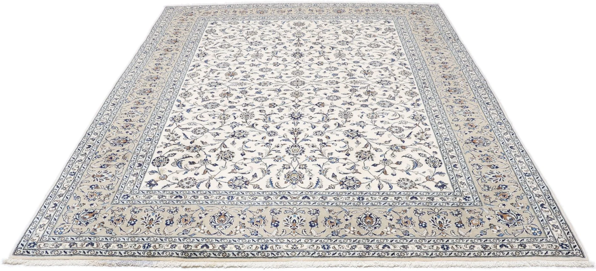 Alternative view of Hand-Knotted Kashan Persian Rug, 253 × 305 cm, Wool
