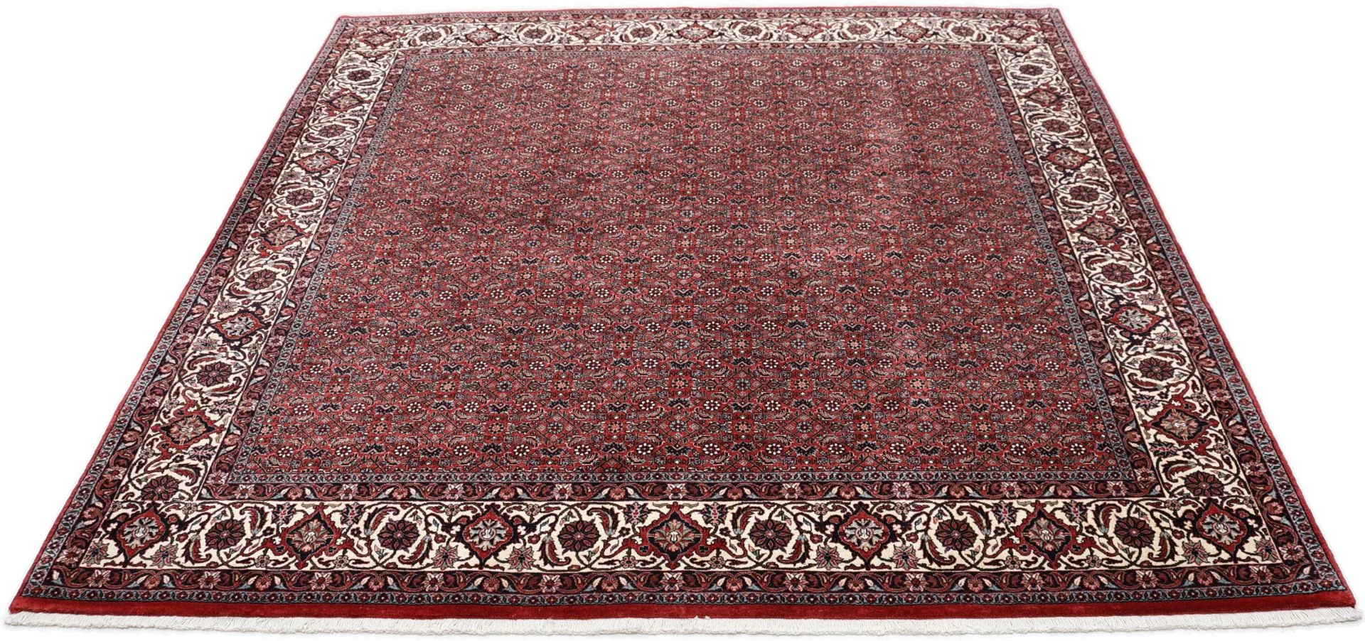 Alternative view of Hand-Knotted Bijar Persian Rug, 204 × 205 cm, Wool