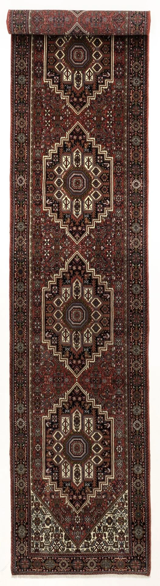 Wool Persian Rug 92 × 512 cm, hand-knotted