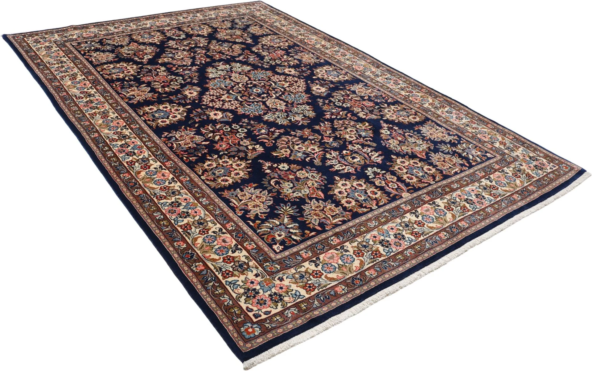 Sarouk Persian Rug 218 × 315 cm in Wool, hand-knotted - Image 4