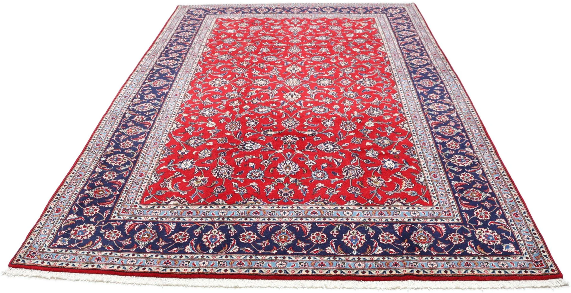 Alternative view of Wool Kashan Persian Rug 204 × 300 cm, hand-knotted