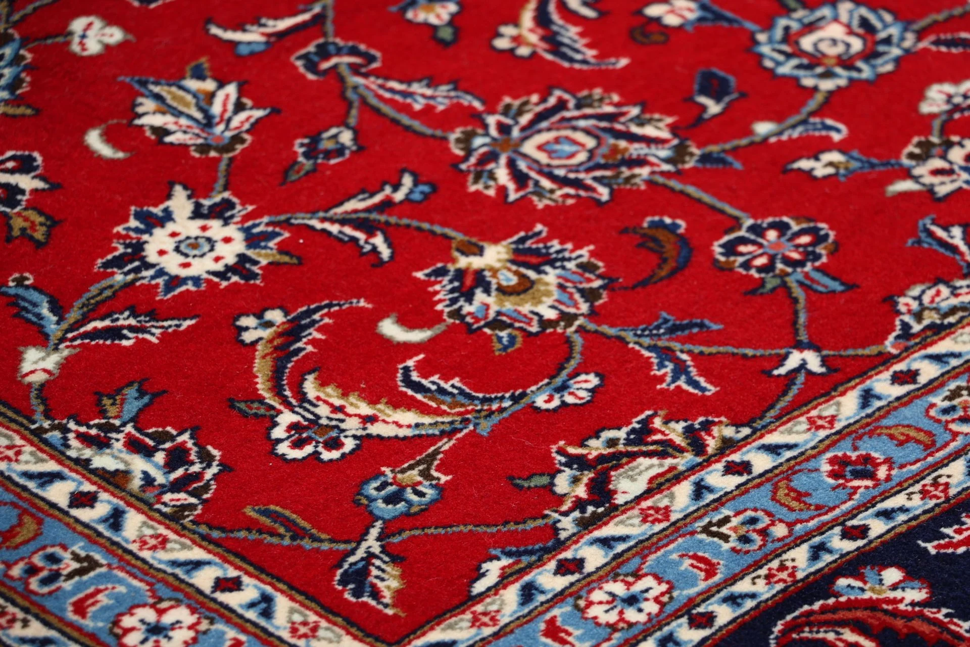 Wool Kashan Persian Rug 204 × 300 cm, hand-knotted - Image 5