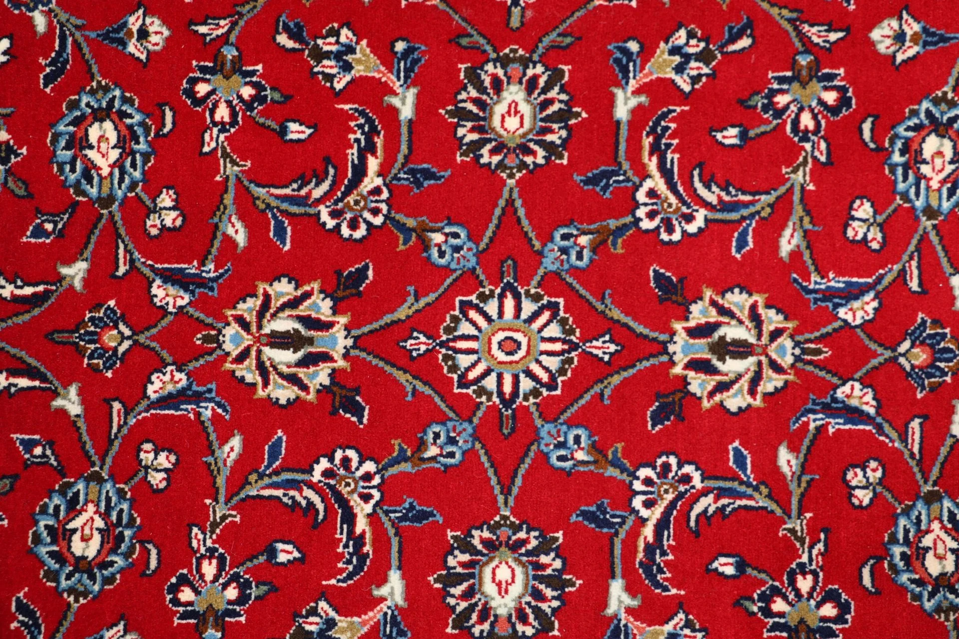 Wool Kashan Persian Rug 204 × 300 cm, hand-knotted - Image 9