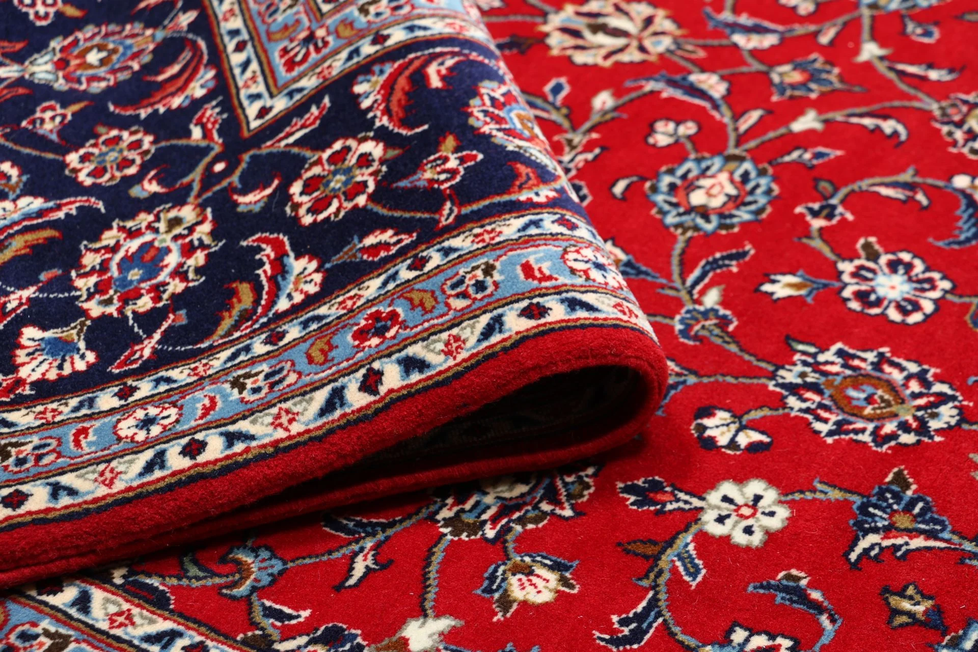 Wool Kashan Persian Rug 204 × 300 cm, hand-knotted - Image 10
