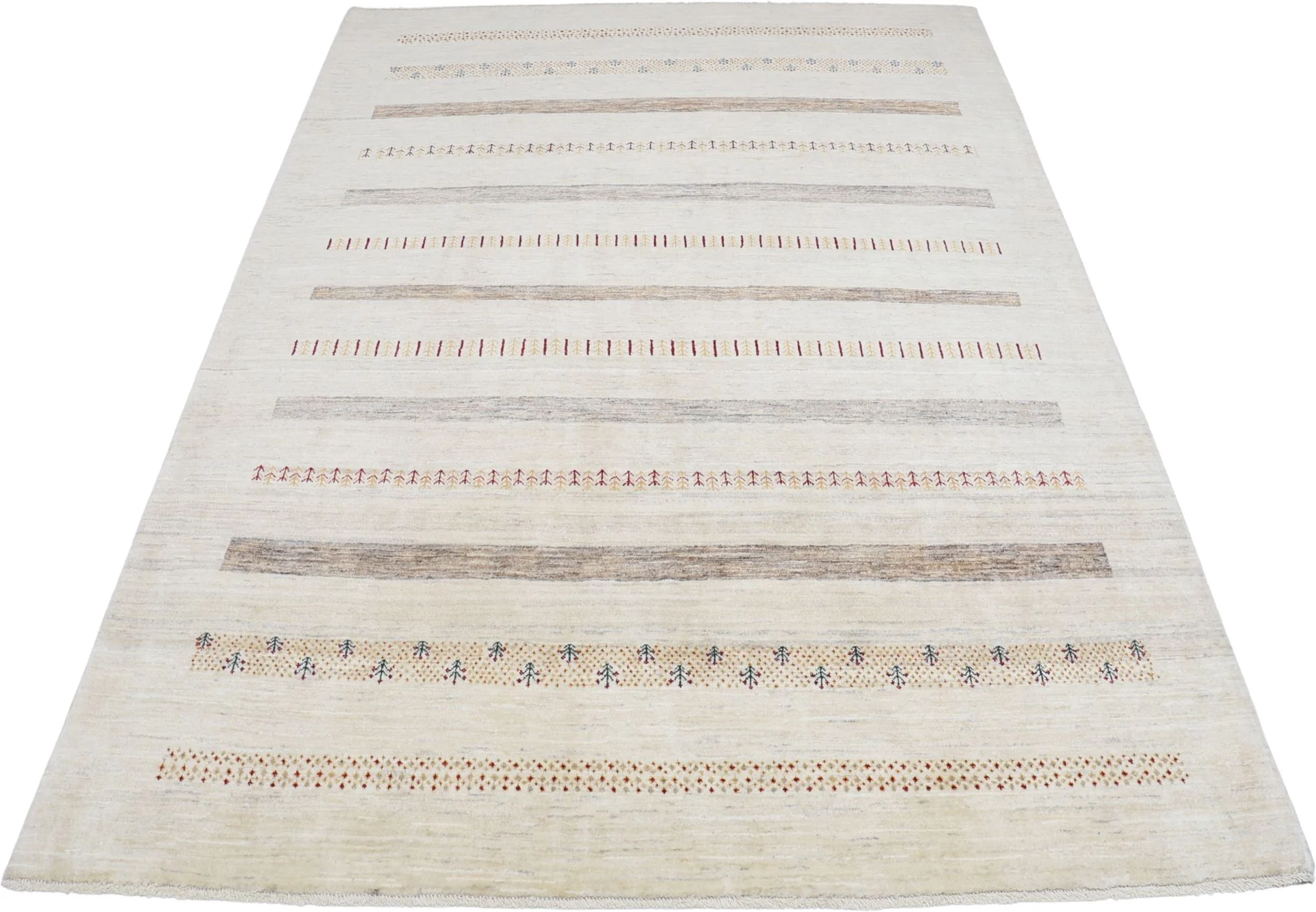 Alternative view of Hand-Knotted Loribaft Persian Rug, 198 × 288 cm, Wool
