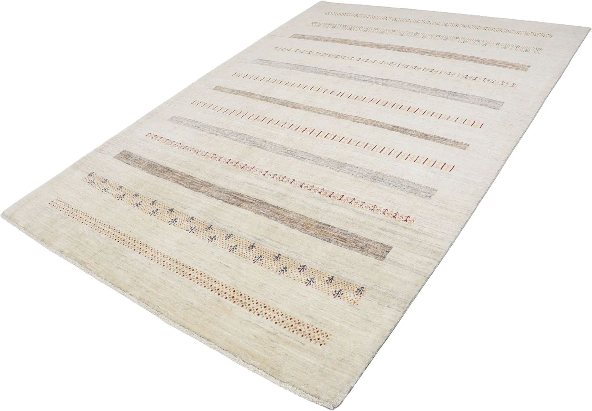 Hand-Knotted Loribaft Persian Rug, 198 × 288 cm, Wool - Image 3